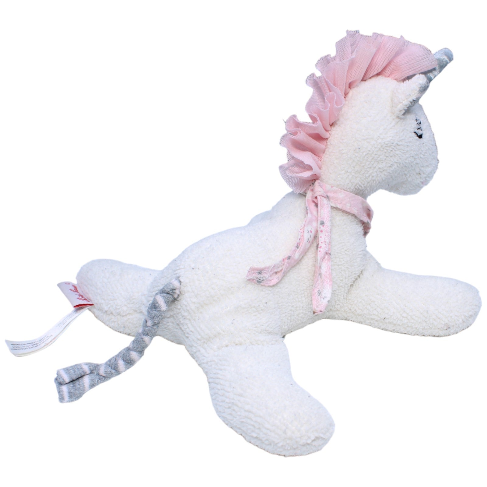 1235832 Käthe Kruse Frotte - Einhorn mit Halstuch Kuscheltier Kumpel Leo Fantasy Gebraucht