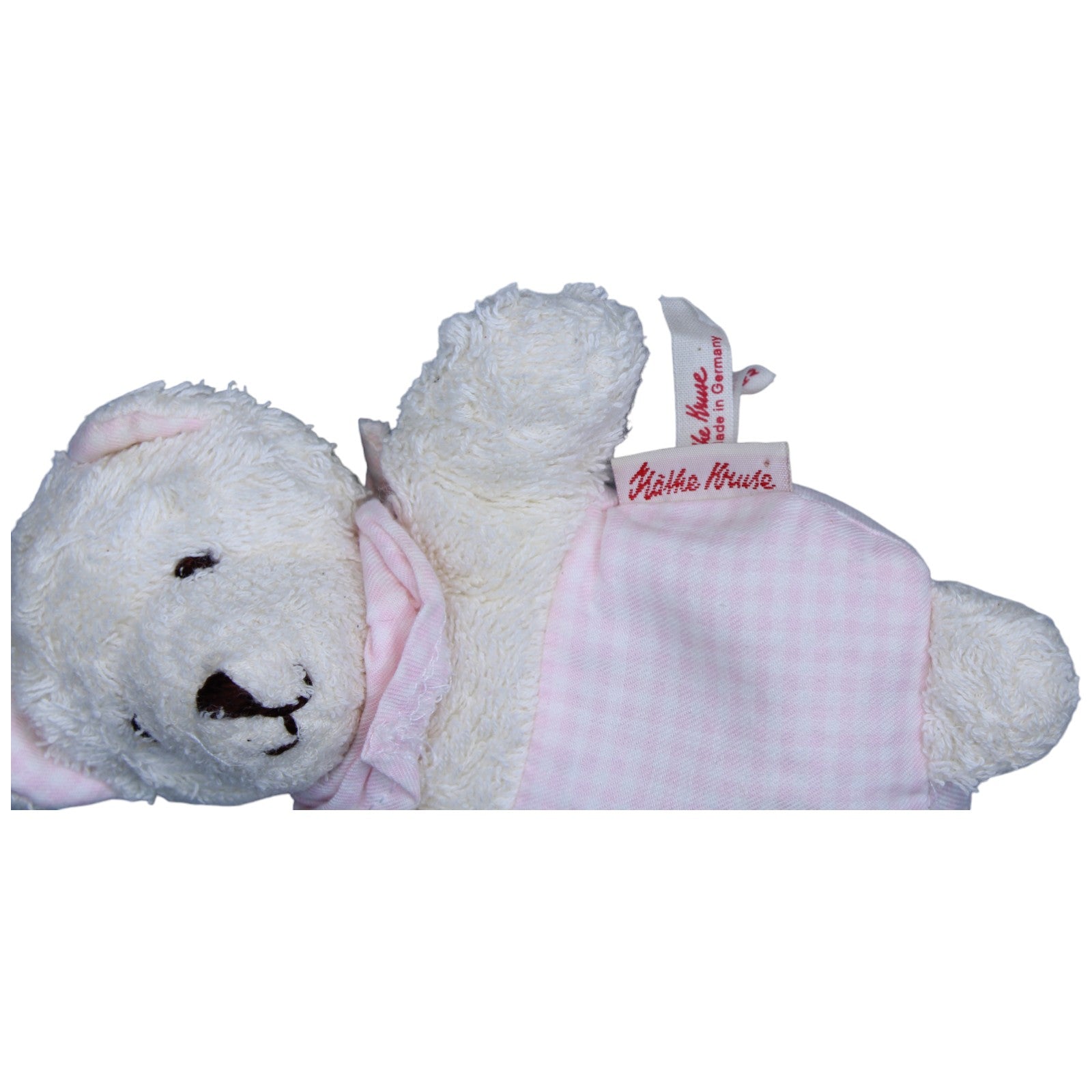 1235857 Käthe Kruse Bean Bag Frotte - Bär, rosa Kuscheltier Kumpel Leo Gebraucht