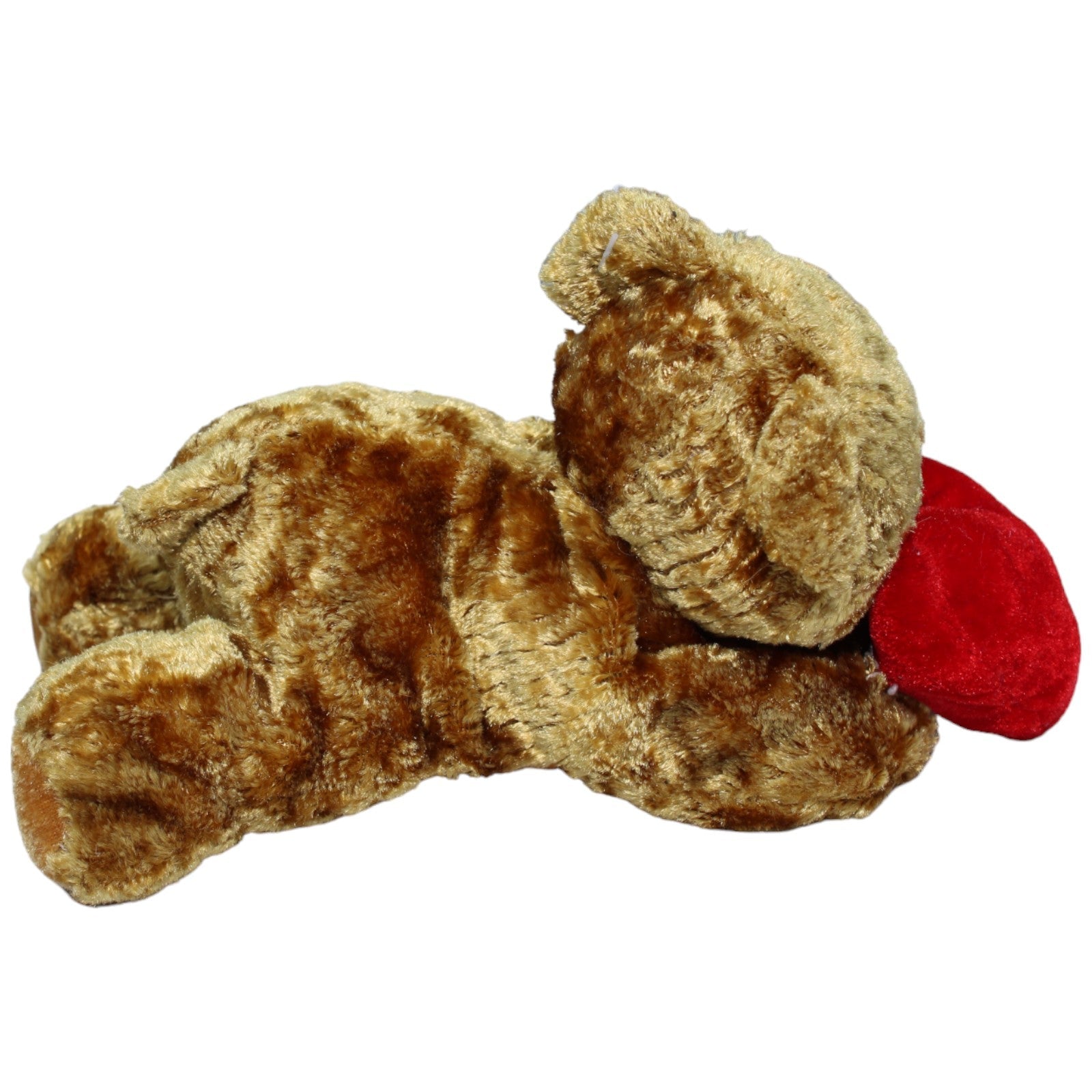 1235870 Unbekannt Süßer Teddybär mit Herz, liegend Kuscheltier Kumpel Leo Bär Gebraucht Teddy