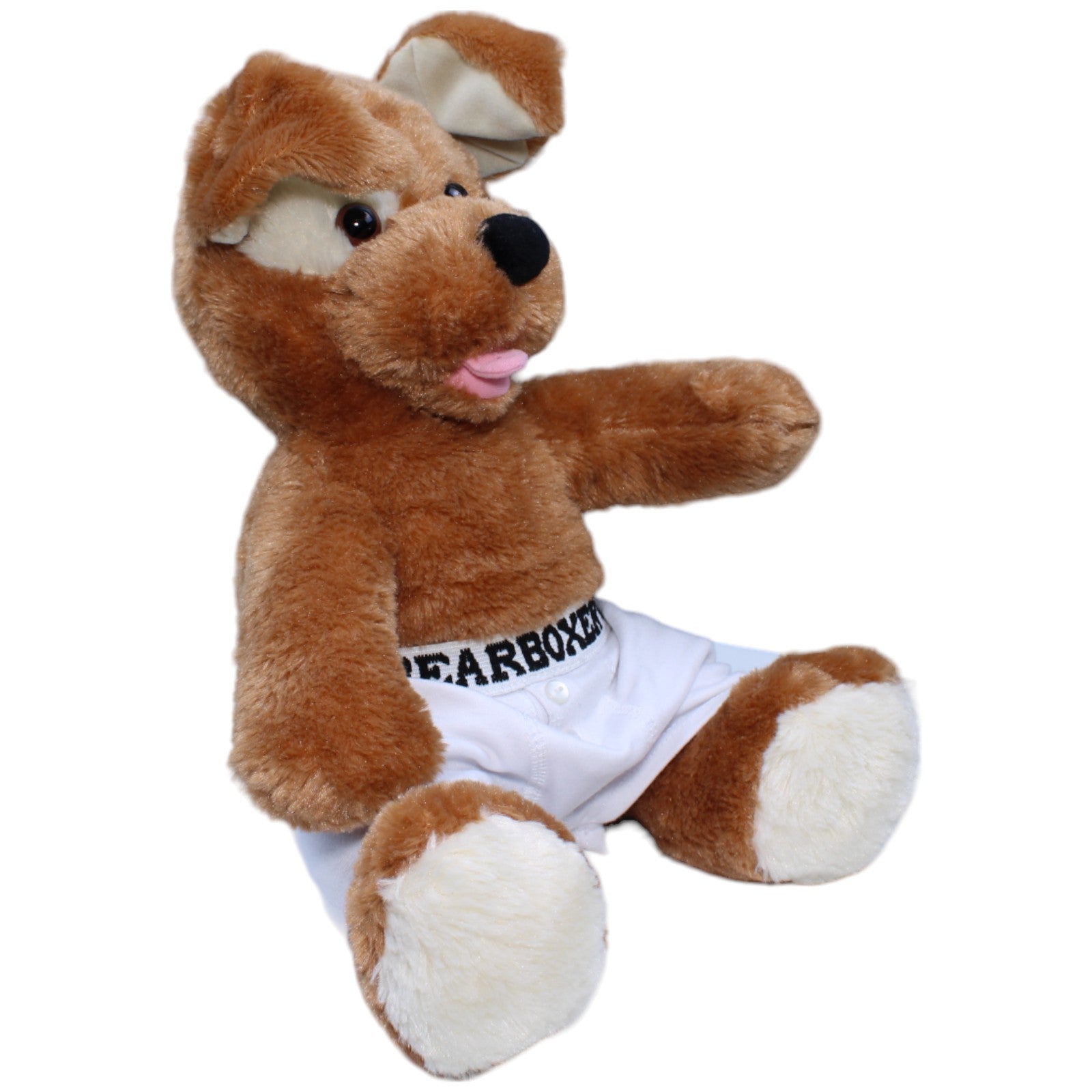 1235891 Build - A - Bear Bear - Boxer Hund mit Boxer Kuscheltier Kumpel Leo Gebraucht Hund