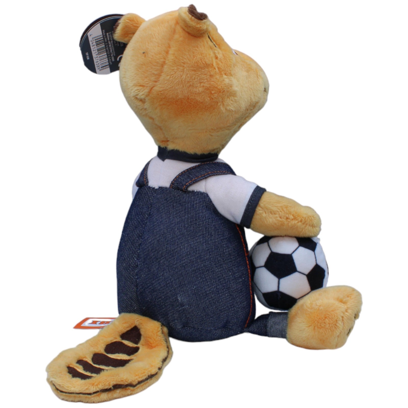 1235892 Euromate Maskottchen, OBI Fußball - Biber Kuscheltier Kumpel Leo neu