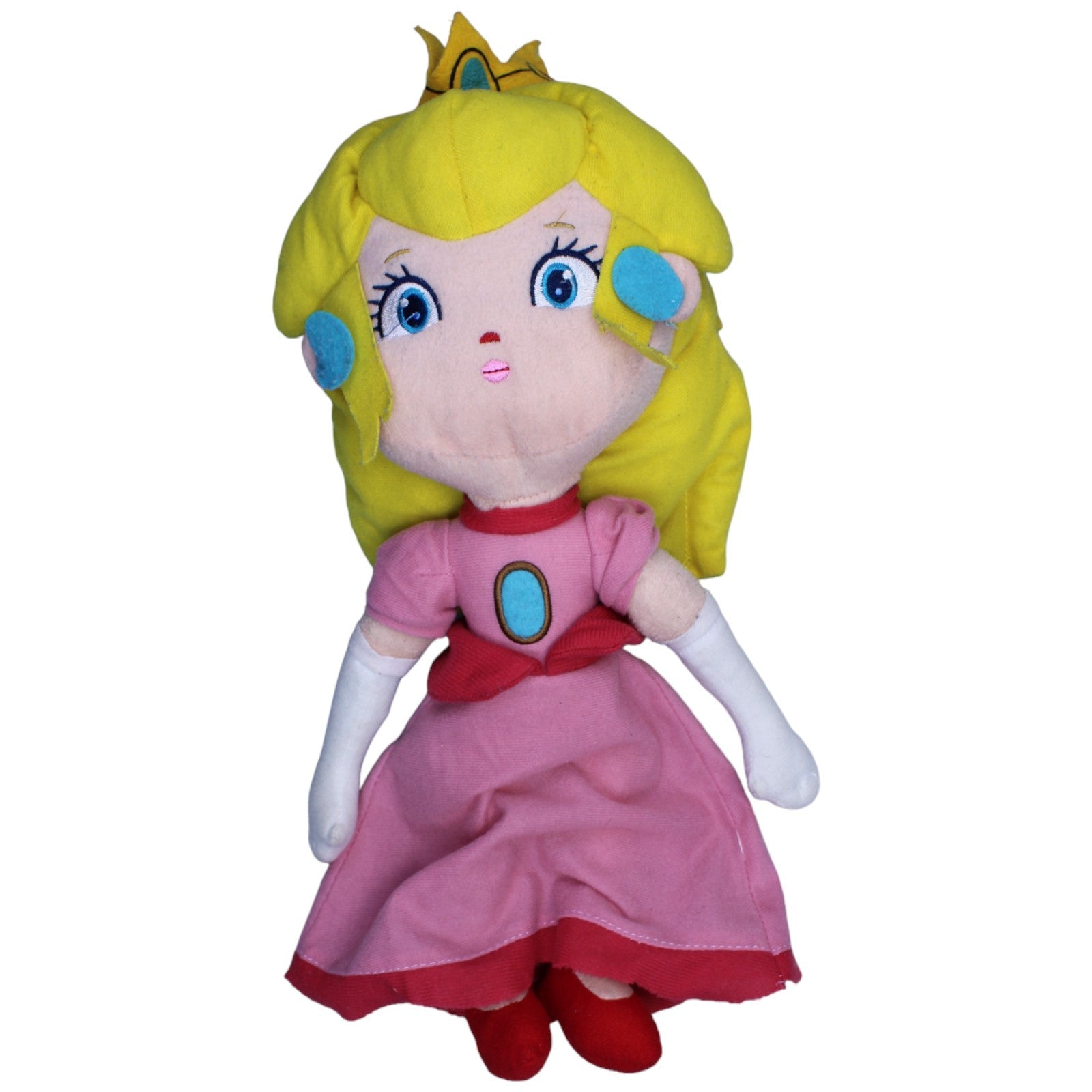 1235893 Unbekannt XL Prinzessin Peach aus Super Mario Plüschfigur Kumpel Leo Gebraucht Nintendo