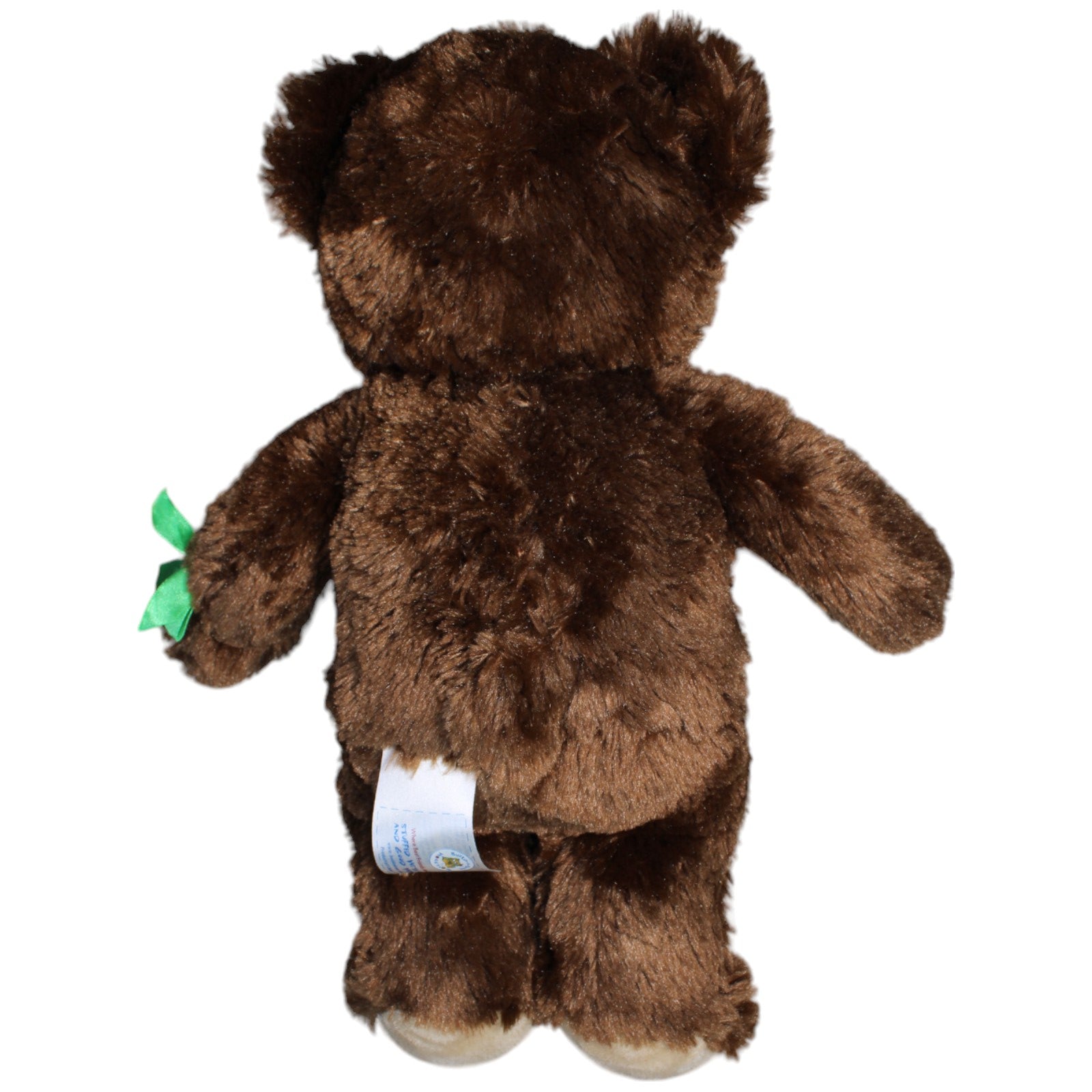 1235904 Build - A - Bear Bär mit grüner Schleife an der Hand, groß Kuscheltier Kumpel Leo Gebraucht