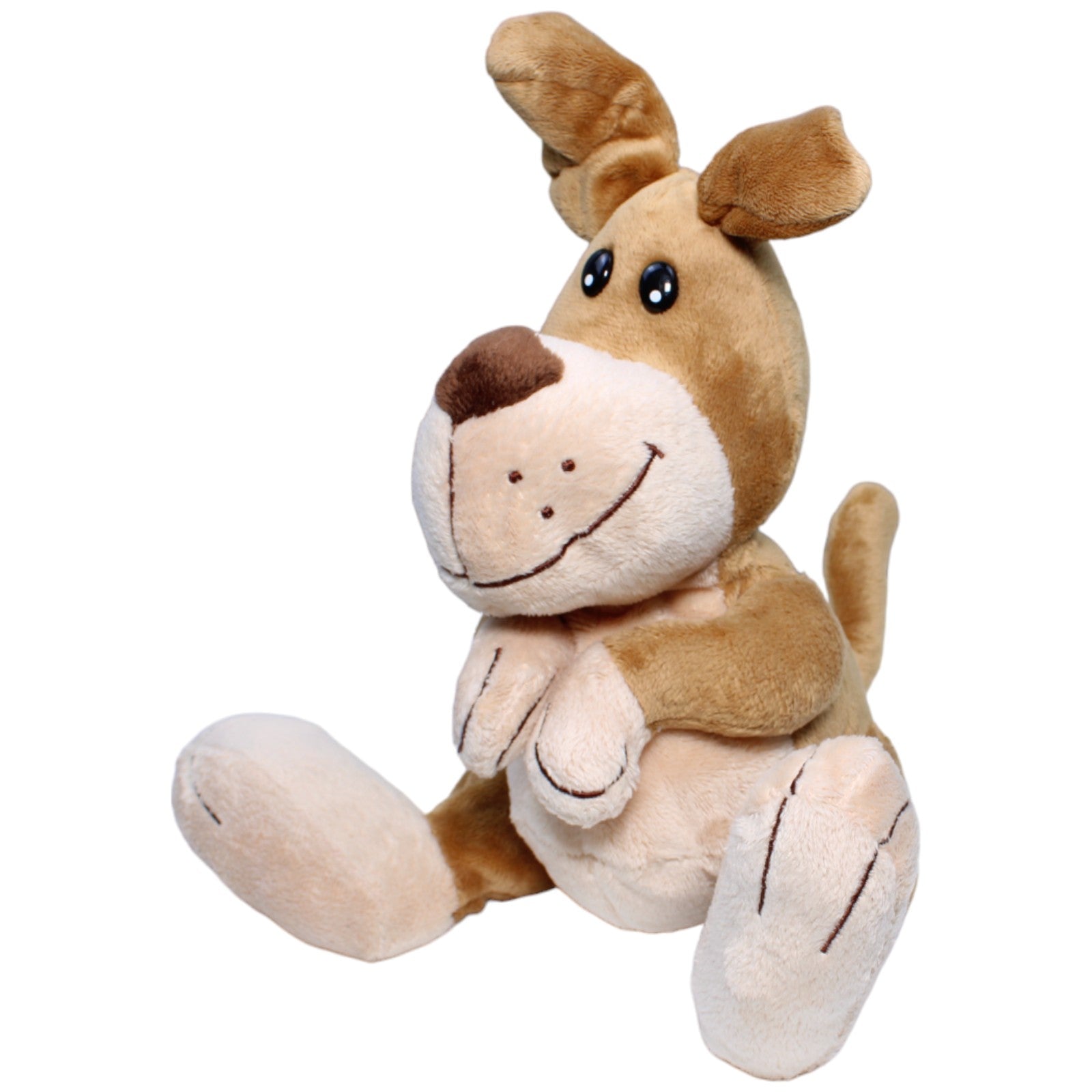 1235914 Sunkid Hund, sitzend Kuscheltier Kumpel Leo Gebraucht