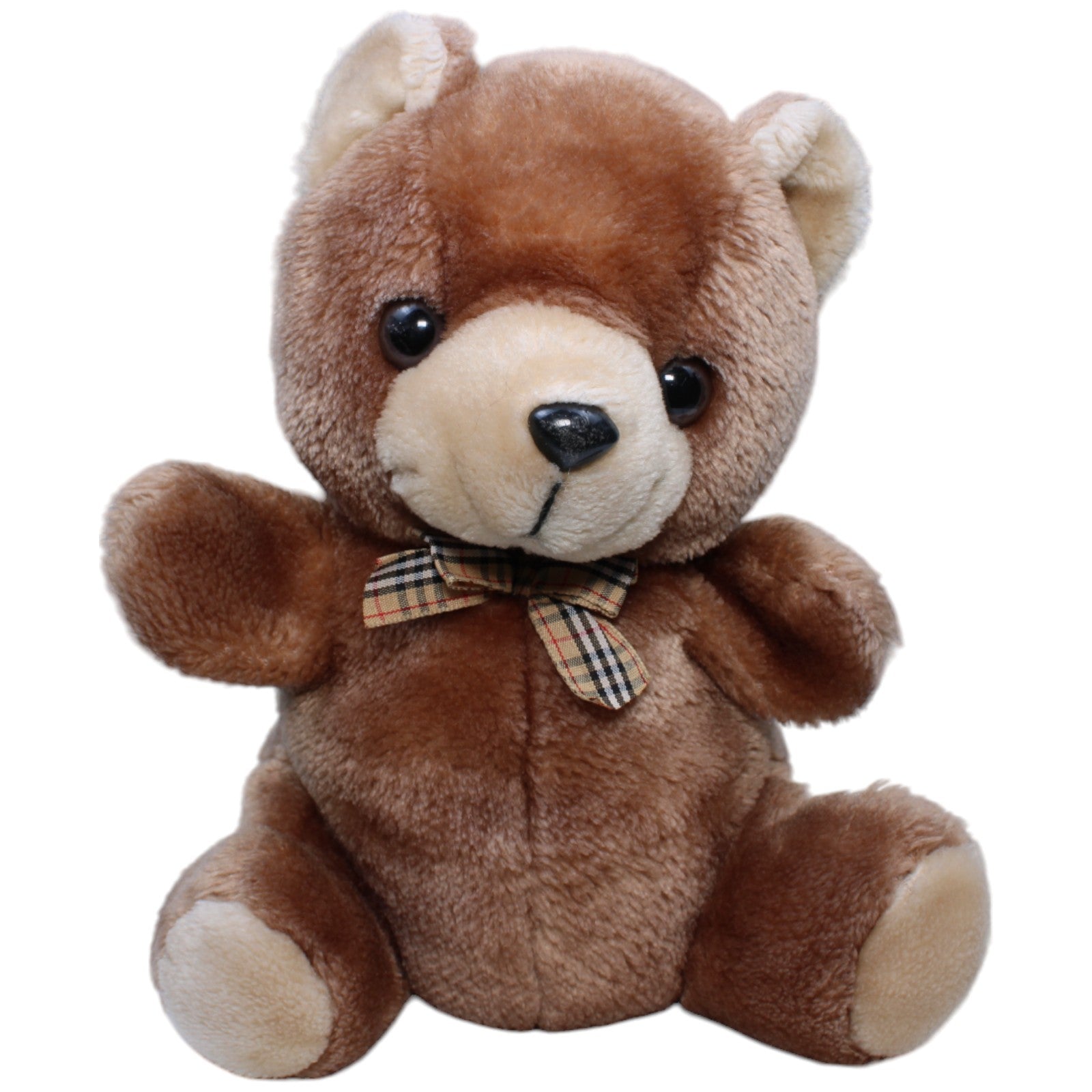 1235918 Unbekannt Handpuppe, Süßer Teddy mit Schleife Handpuppe Kumpel Leo Gebraucht Teddy Teddybär