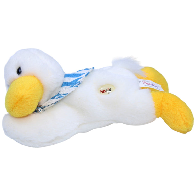 1235926 Sunkid Kleine Ente mit Latz, liegend Kuscheltier Kumpel Leo Gebraucht