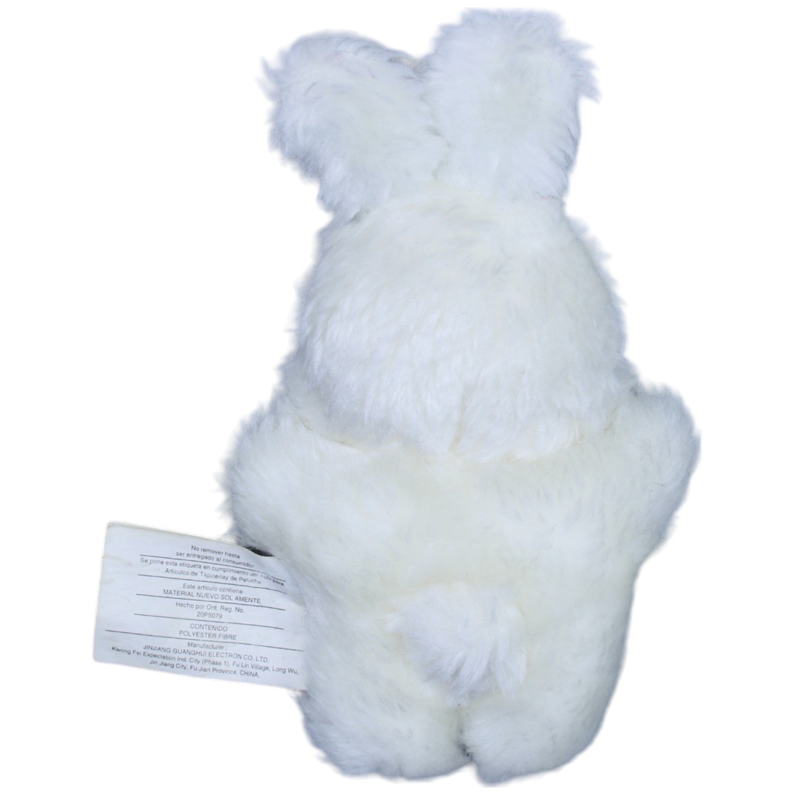 1235939 Jinjiang Guanghui Electronics Weißer Hase, klein Kuscheltier Kumpel Leo Gebraucht