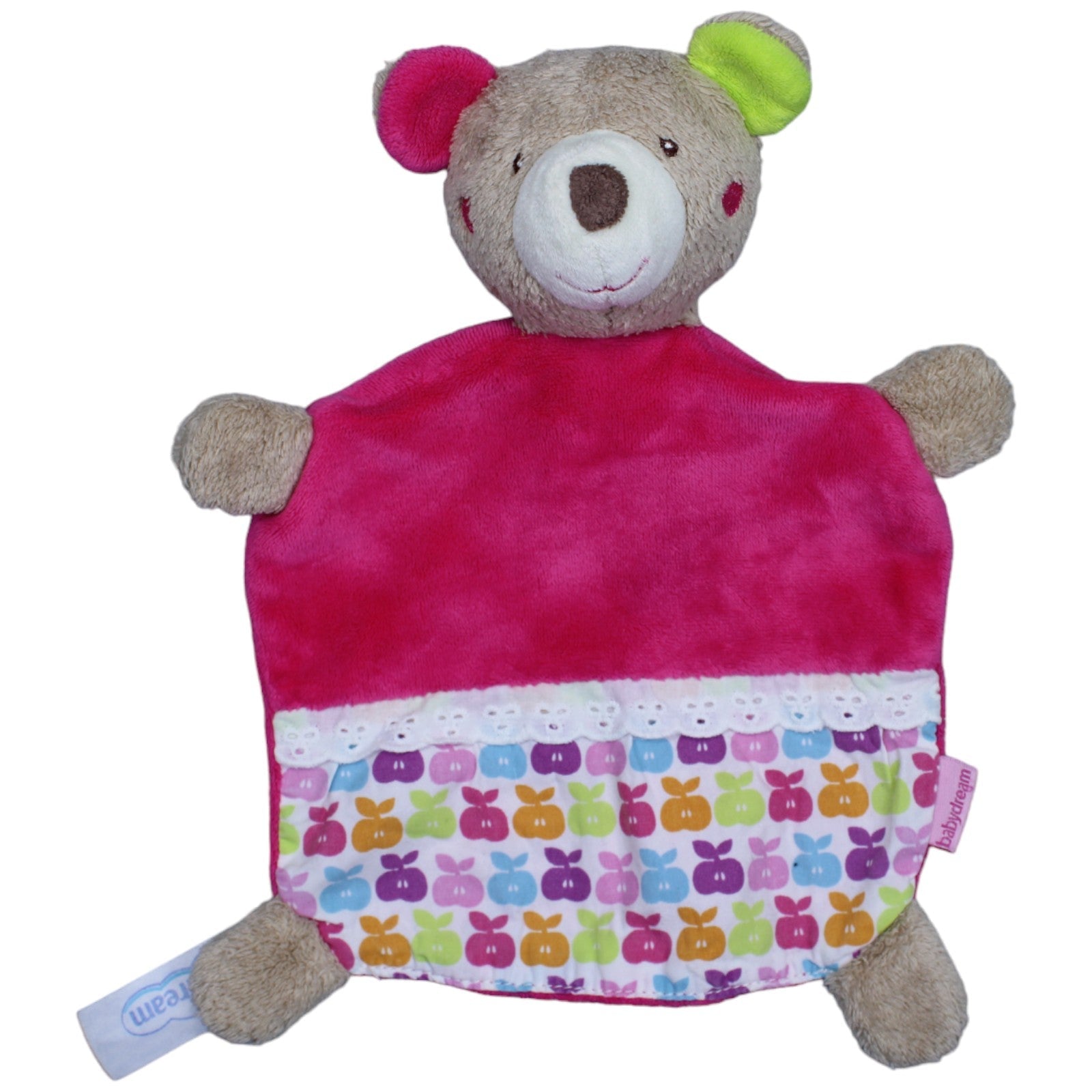 1235950 Babydream Schmusetuch, Bär rosa Schmusetuch Kumpel Leo Gebraucht Knuddeltuch Kuscheltuch