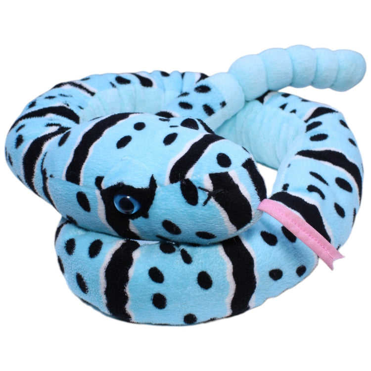 1235959 Wild Republic XXL Klapperschlange, blau Kuscheltier Kumpel Leo Gebraucht Schlange