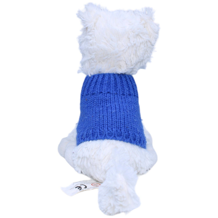 1235961 Softis Katze mit blauer Pullunder, sitzend Kuscheltier Kumpel Leo Gebraucht