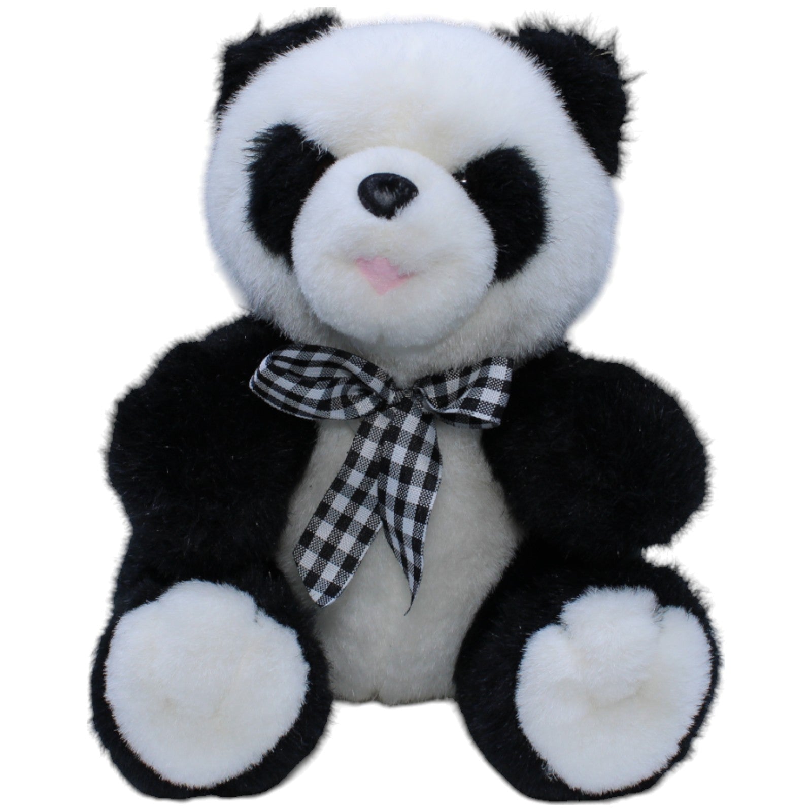 1235963 Althans Club Panda mit Schleife, sitzend Kuscheltier Kumpel Leo Gebraucht