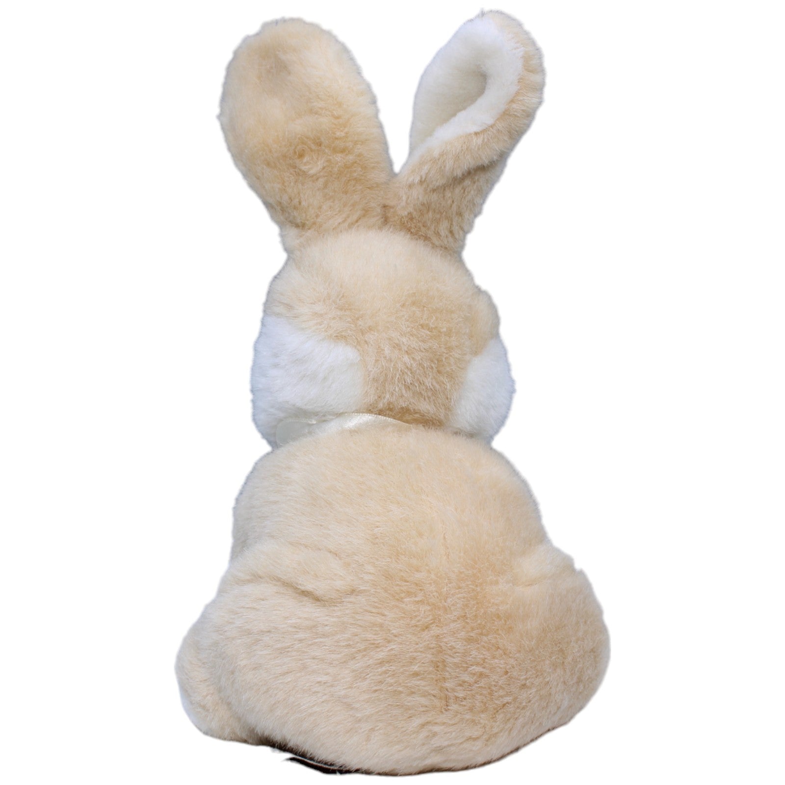 1235966 Heunec Hase mit weißer Schleife, sitzend Kuscheltier Kumpel Leo Gebraucht Kaninchen