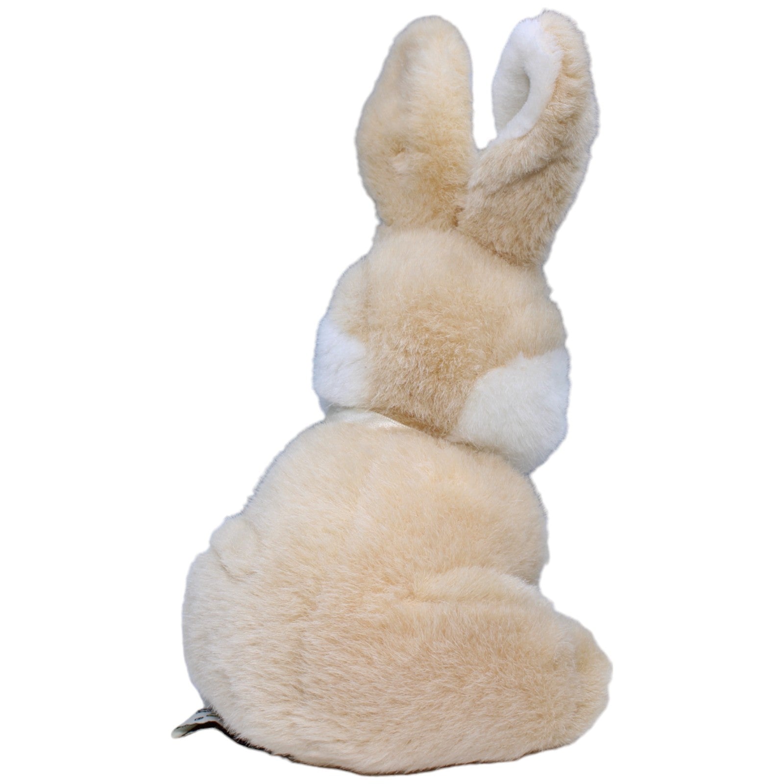 1235966 Heunec Hase mit weißer Schleife, sitzend Kuscheltier Kumpel Leo Gebraucht Kaninchen