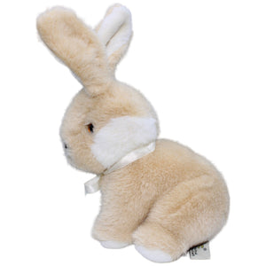 1235966 Heunec Hase mit weißer Schleife, sitzend Kuscheltier Kumpel Leo Gebraucht Kaninchen