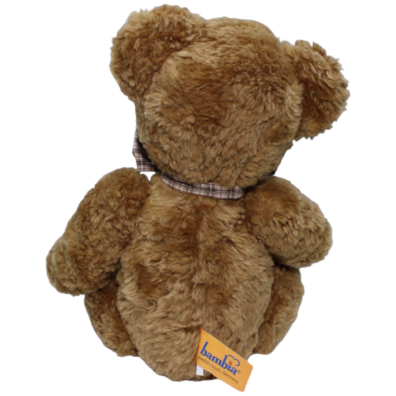 1235973 Bambia Teddybär mit Schleife, braun Kuscheltier Kumpel Leo Bär Gebraucht Teddy