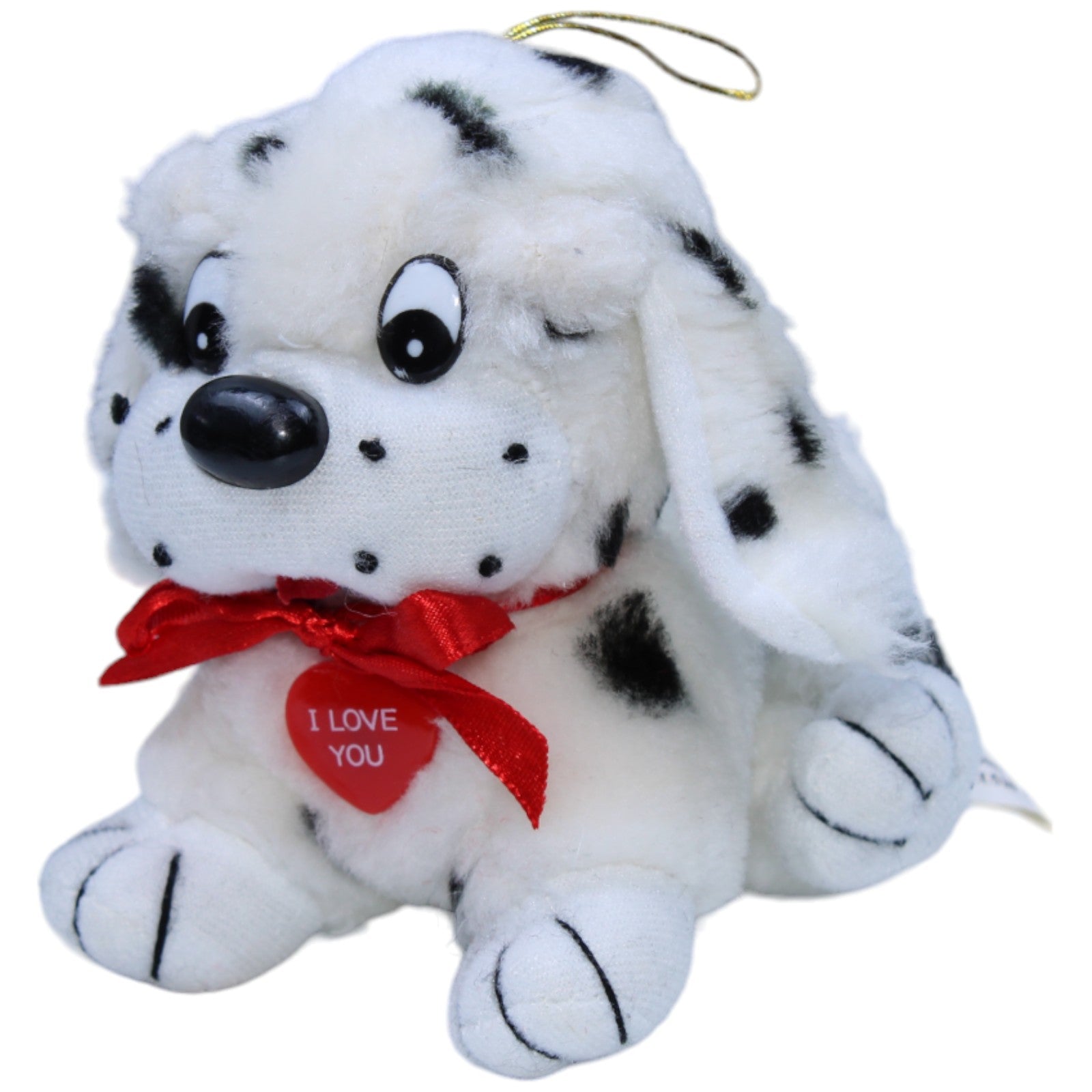 1235984 Paul Import Süßer Dalmatiner " I love you", sitzend Kuscheltier Kumpel Leo Gebraucht Hund