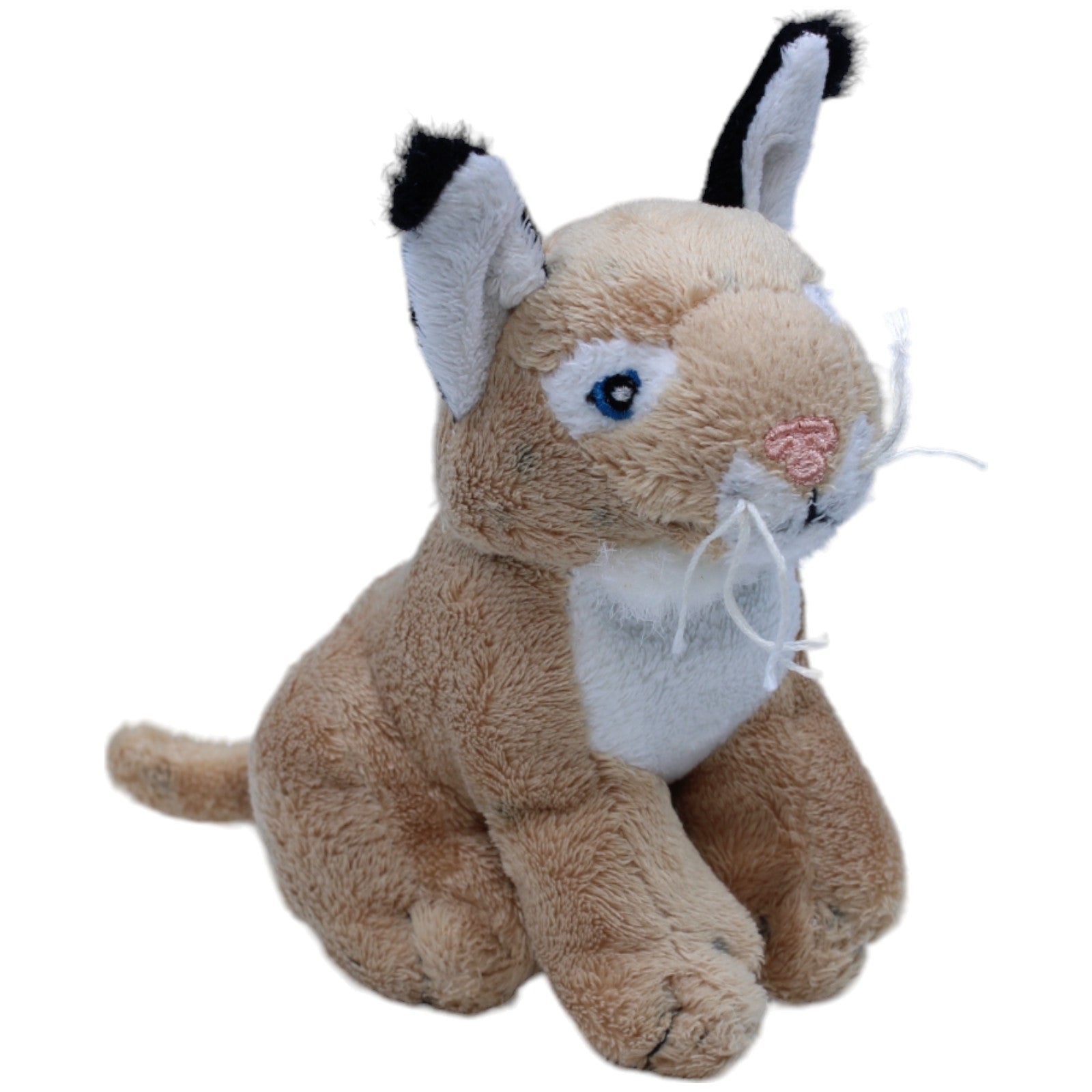 1235989 PIA International Soft Toys Luchs sitzend, klein Kuscheltier Kumpel Leo Gebraucht