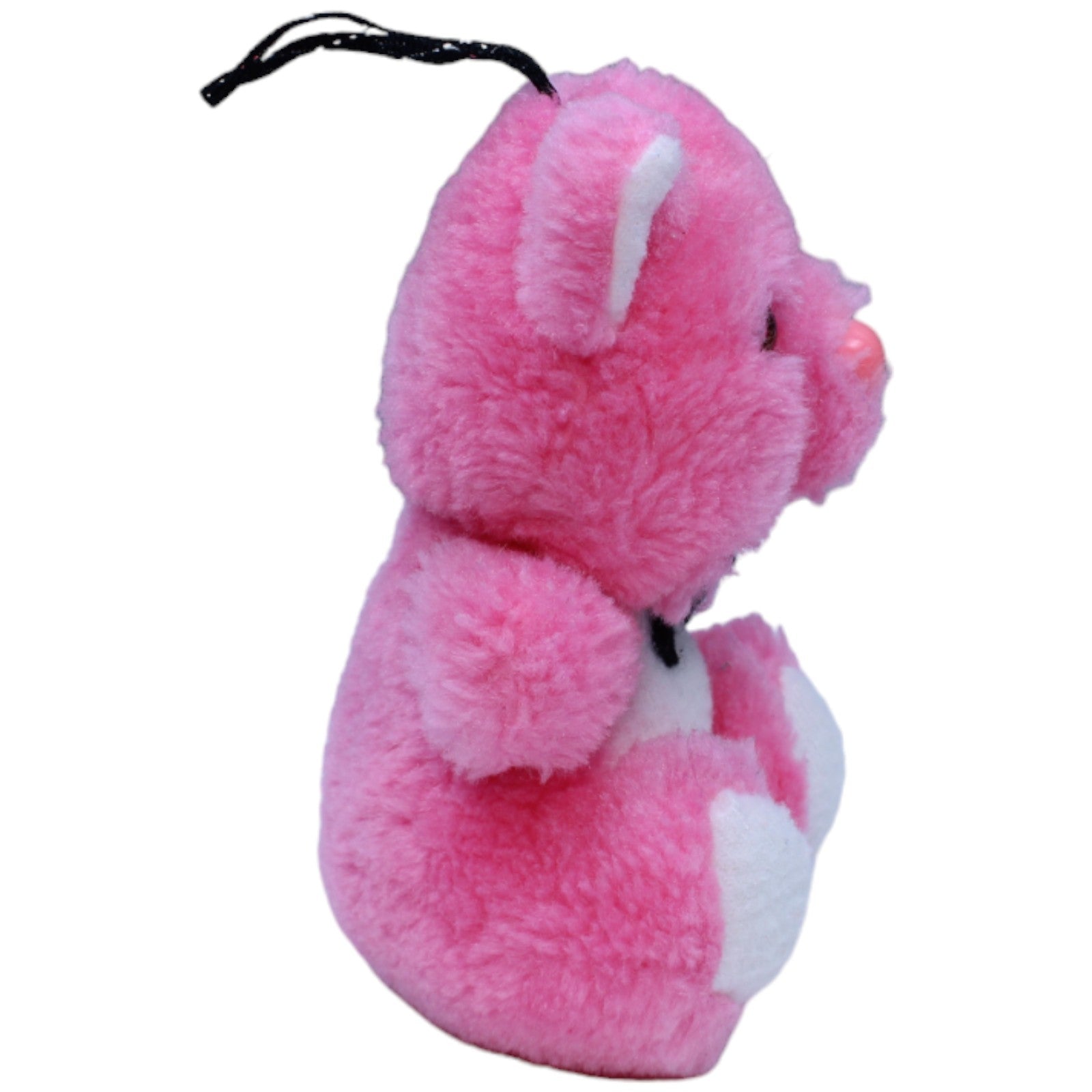 1236005 BSB Plüsch Rosa Teddybär mit Fliege, klein Kuscheltier Kumpel Leo Gebraucht