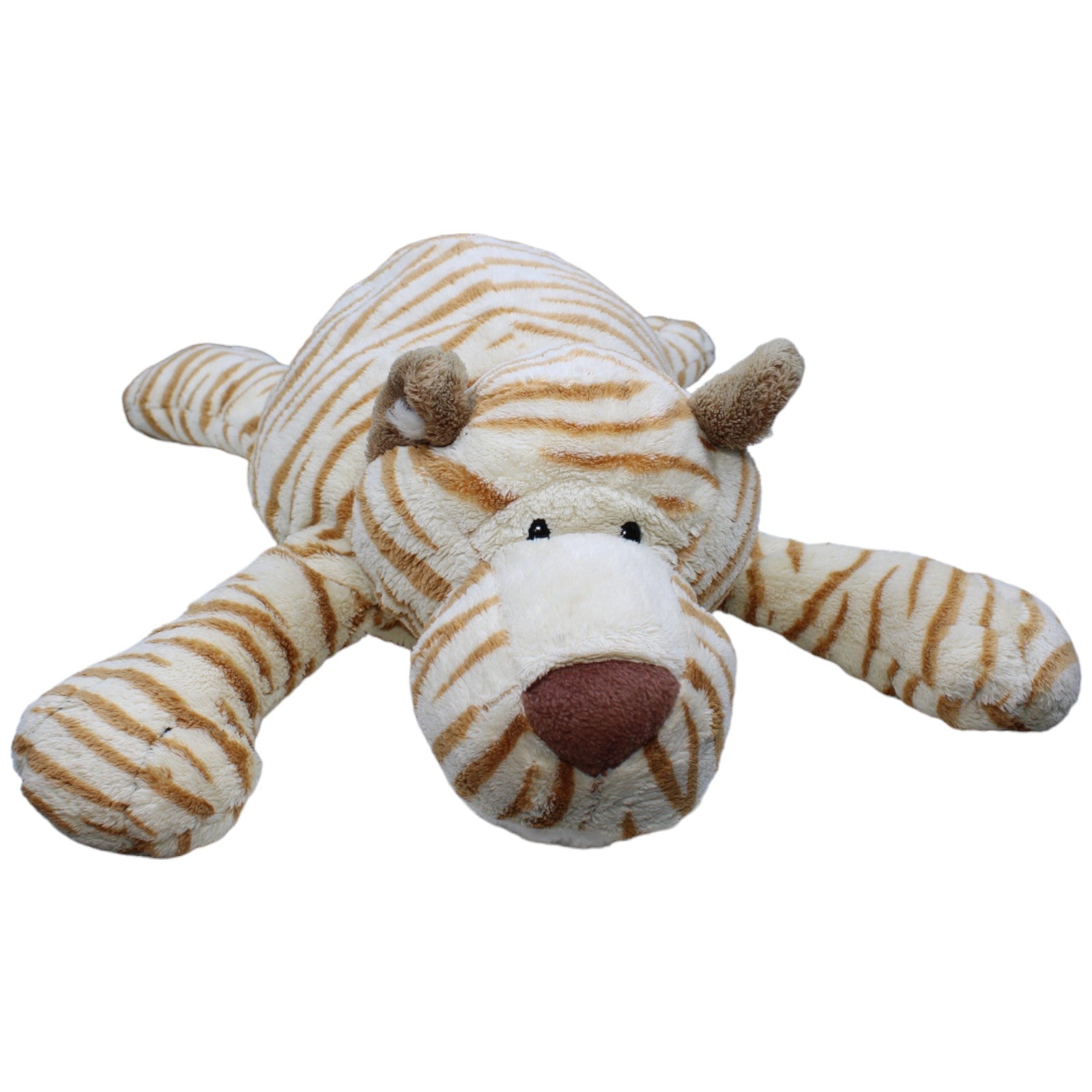 1236008 NICI AG XL Vintage Schlenker - Tiger, liegend Kuscheltier Kumpel Leo Gebraucht