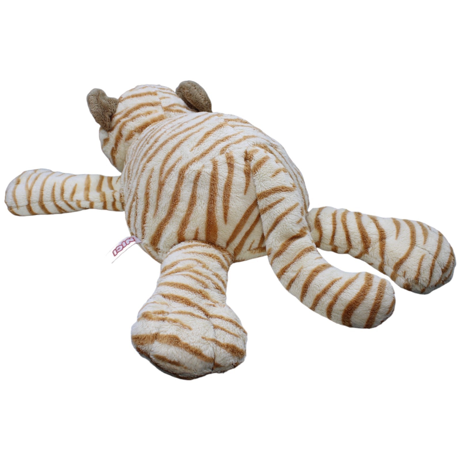 1236008 NICI AG XL Vintage Schlenker - Tiger, liegend Kuscheltier Kumpel Leo Gebraucht