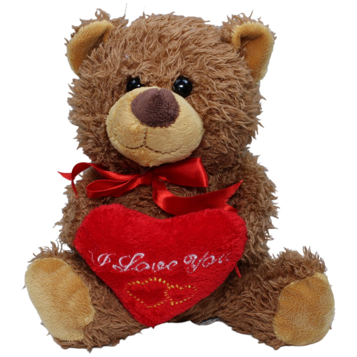 1236014 BEST PRICE LONDON Teddybär mit Schleife & Herz "I Love You" Kuscheltier Kumpel Leo Gebraucht