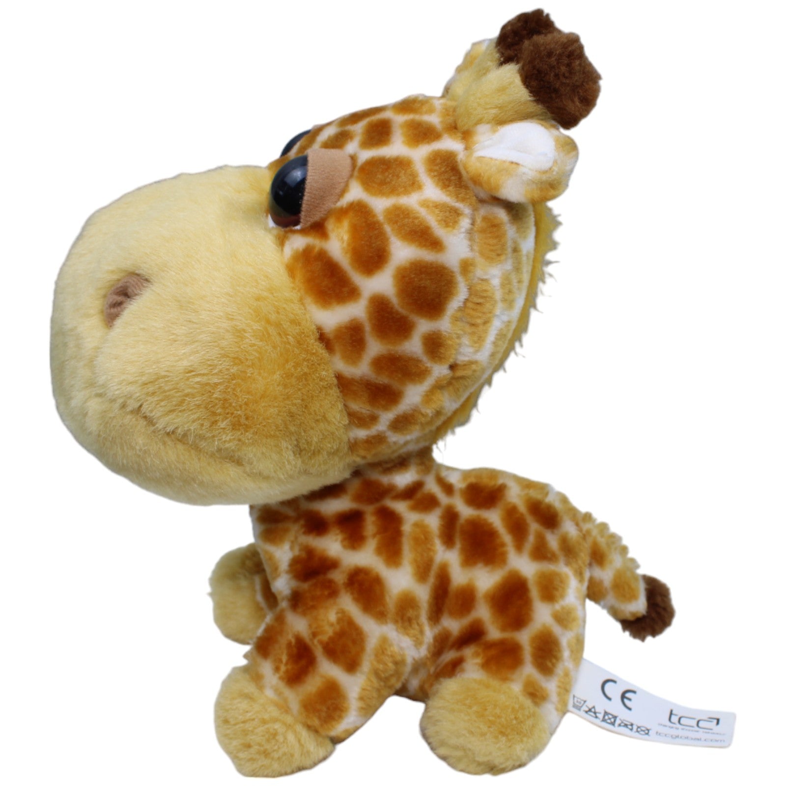 1236019 TCC Global Big Headz, Giraffe Kuscheltier Kumpel Leo Gebraucht