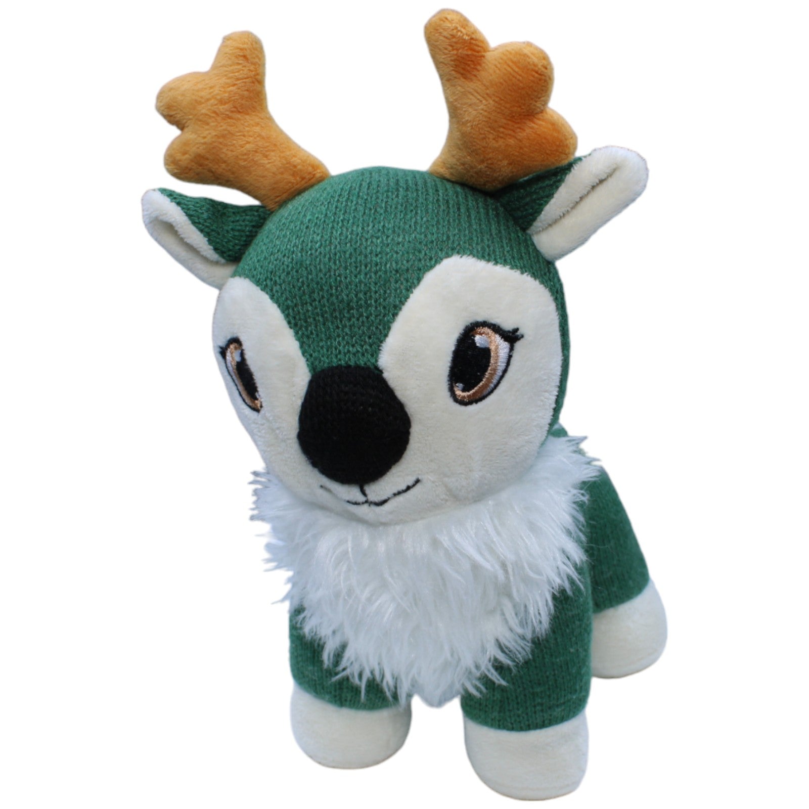 1236021 Boost Collectibles AG Knitty Friends Forest, Hirsch Kuscheltier Kumpel Leo Gebraucht Penny