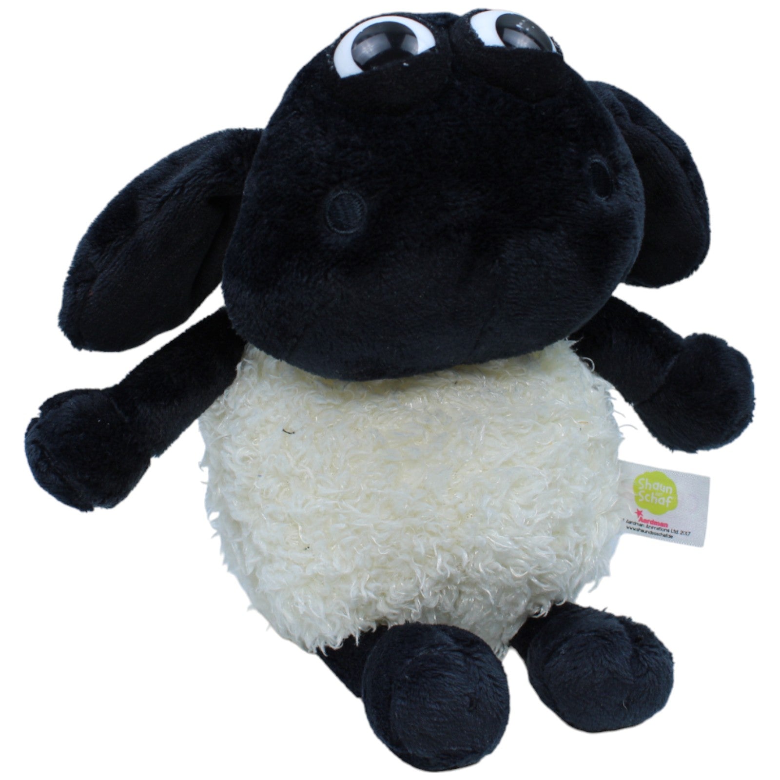 1236026 NICI Schäfchen Timmy aus Shaun das Schaf Kuscheltier Kumpel Leo Gebraucht