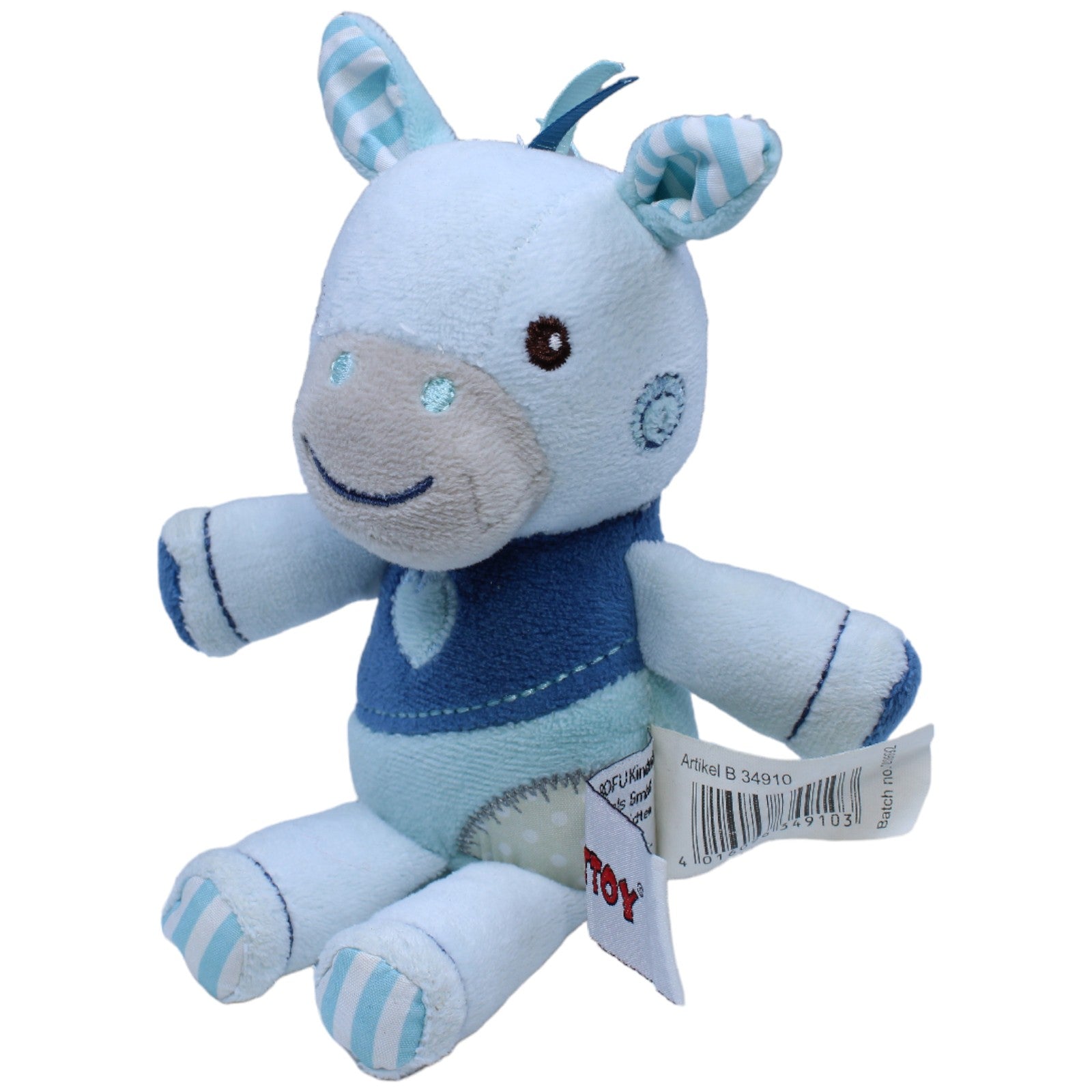 1236056 Besttoy Rassel, Esel blau Rassel Kumpel Leo Gebraucht