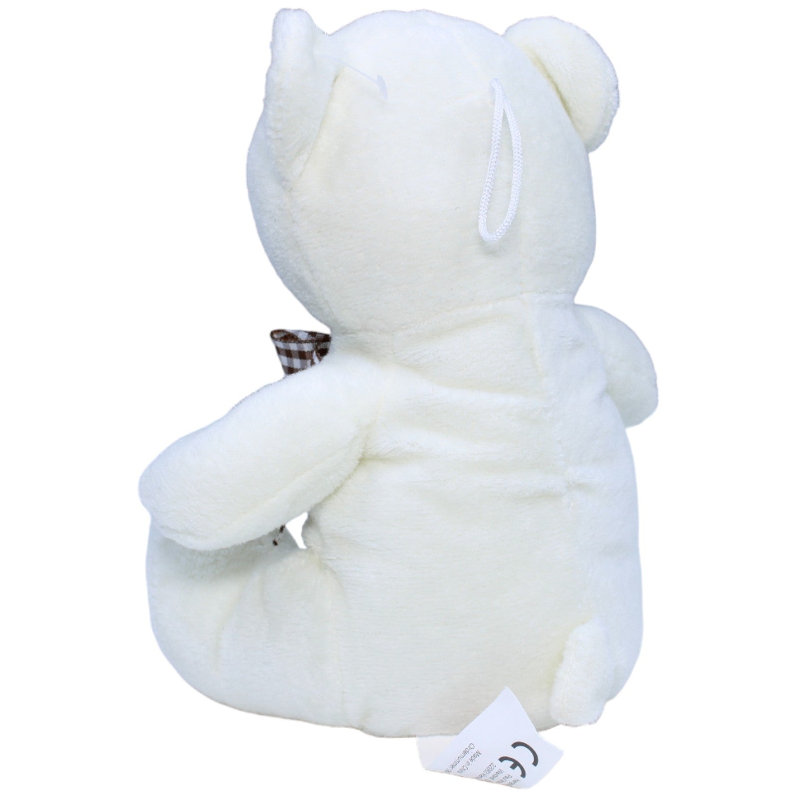 1236080 Paul Import GmbH Süßer weißer Teddybär mit Schleife Kuscheltier Kumpel Leo Bär Gebraucht Teddy