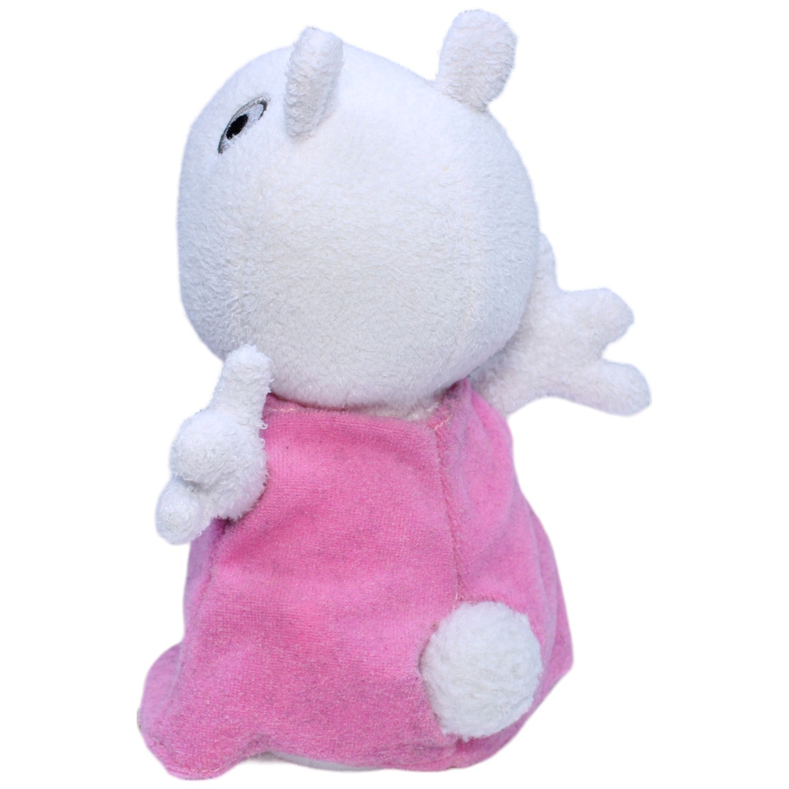 1236081 Jazwares Schaf Luzie Locke aus Peppa Wutz mit Sound Plüschfigur Kumpel Leo Gebraucht Peppa Pig