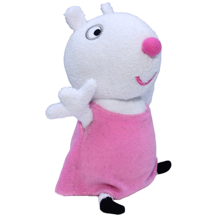 1236081 Jazwares Schaf Luzie Locke aus Peppa Wutz mit Sound Plüschfigur Kumpel Leo Gebraucht Peppa Pig