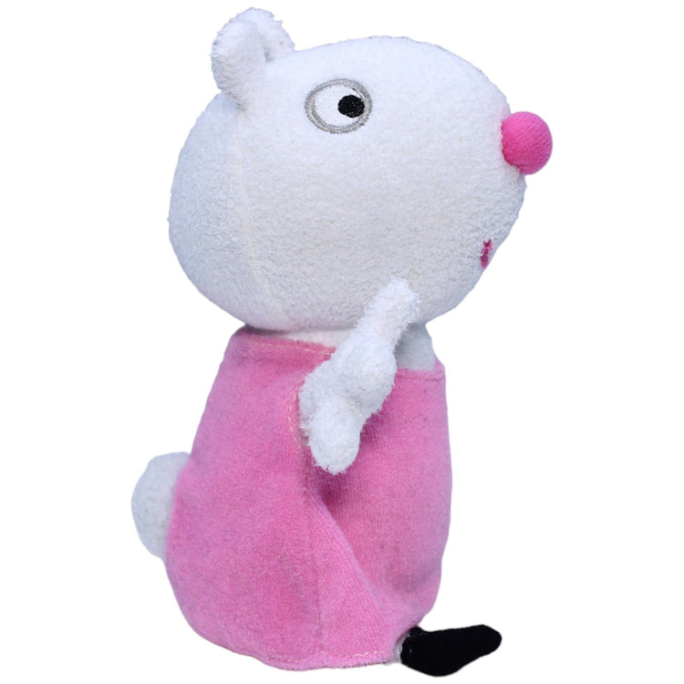 1236081 Jazwares Schaf Luzie Locke aus Peppa Wutz mit Sound Plüschfigur Kumpel Leo Gebraucht Peppa Pig