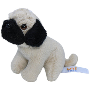 1236085 Uni - Toys Kleiner Mops, sitzend Kuscheltier Kumpel Leo Gebraucht Hund