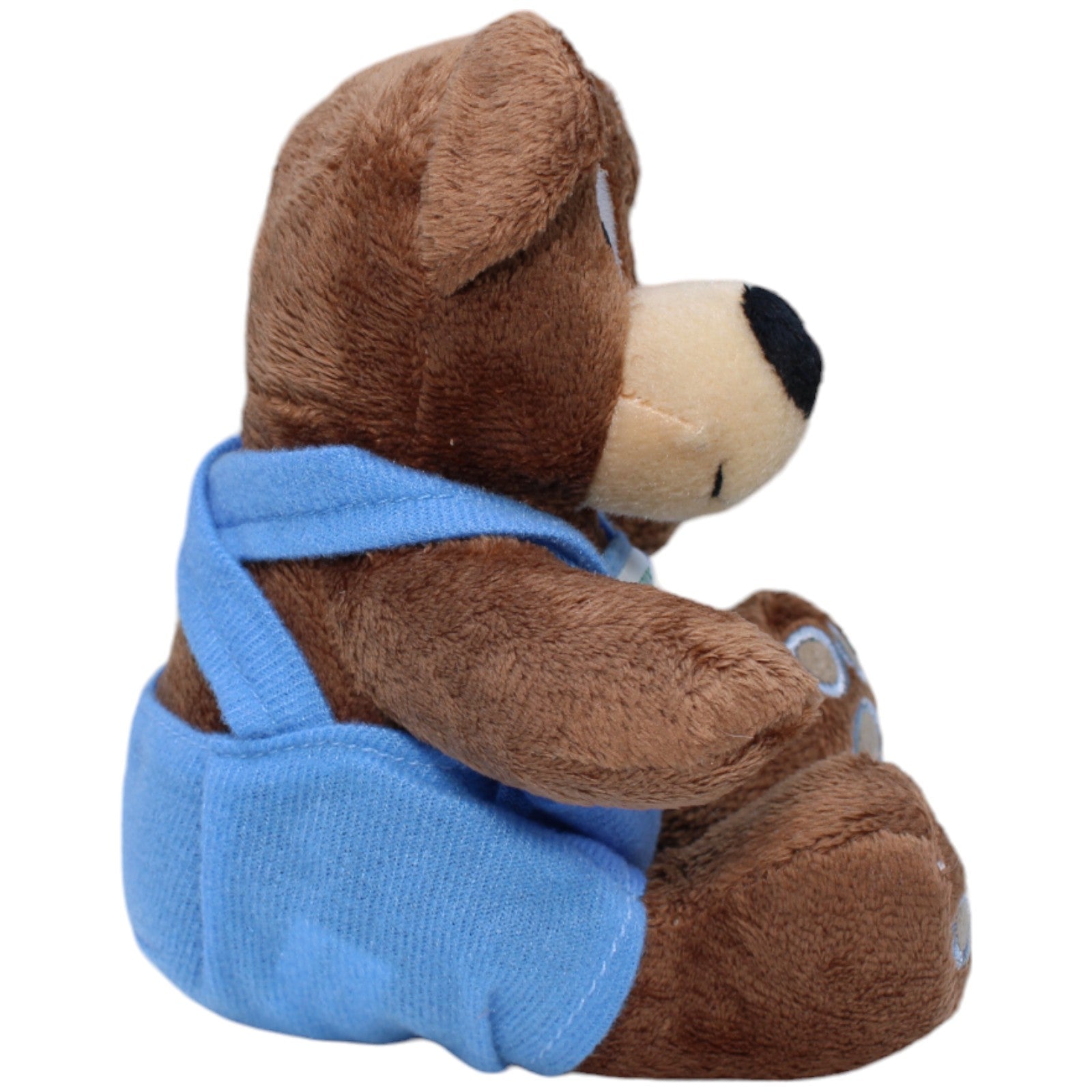 1236141 Unbekannt Asklepios Teddybär mit blauer Latzhose Kuscheltier Kumpel Leo Bär neu Teddy