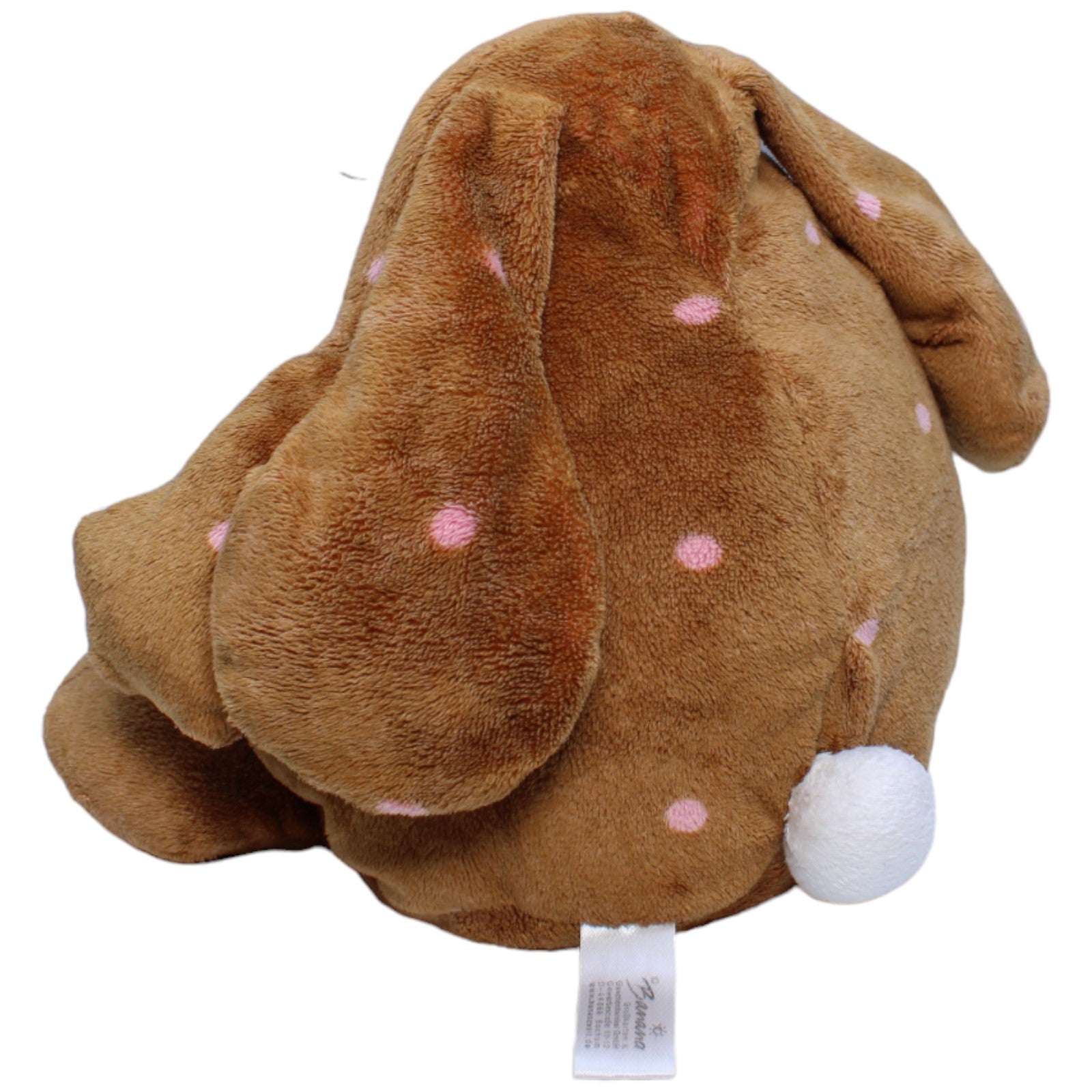 1236148 Banana Funnimals, brauner Hase mit rosa Punkten Kuscheltier Kumpel Leo Gebraucht