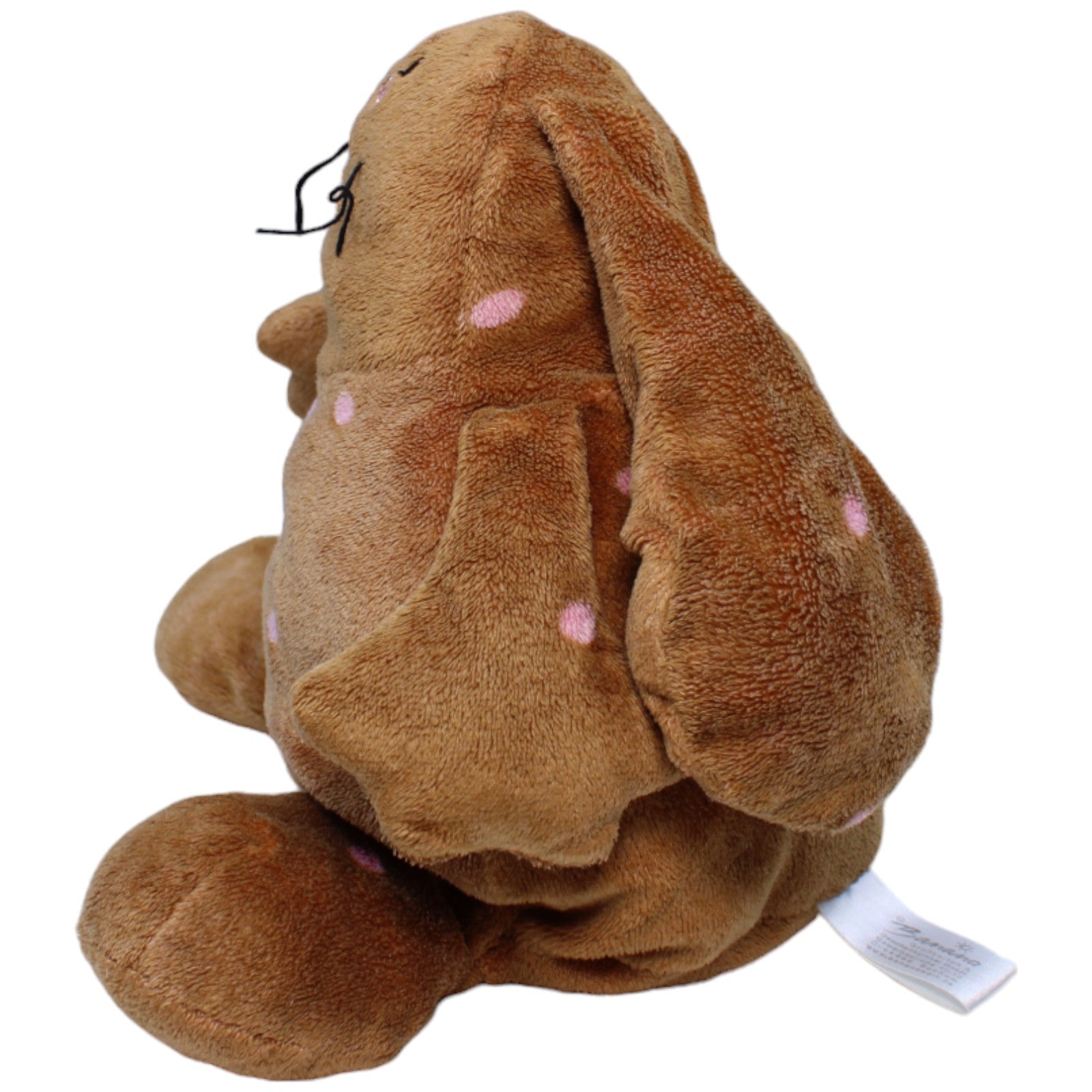 1236148 Banana Funnimals, brauner Hase mit rosa Punkten Kuscheltier Kumpel Leo Gebraucht