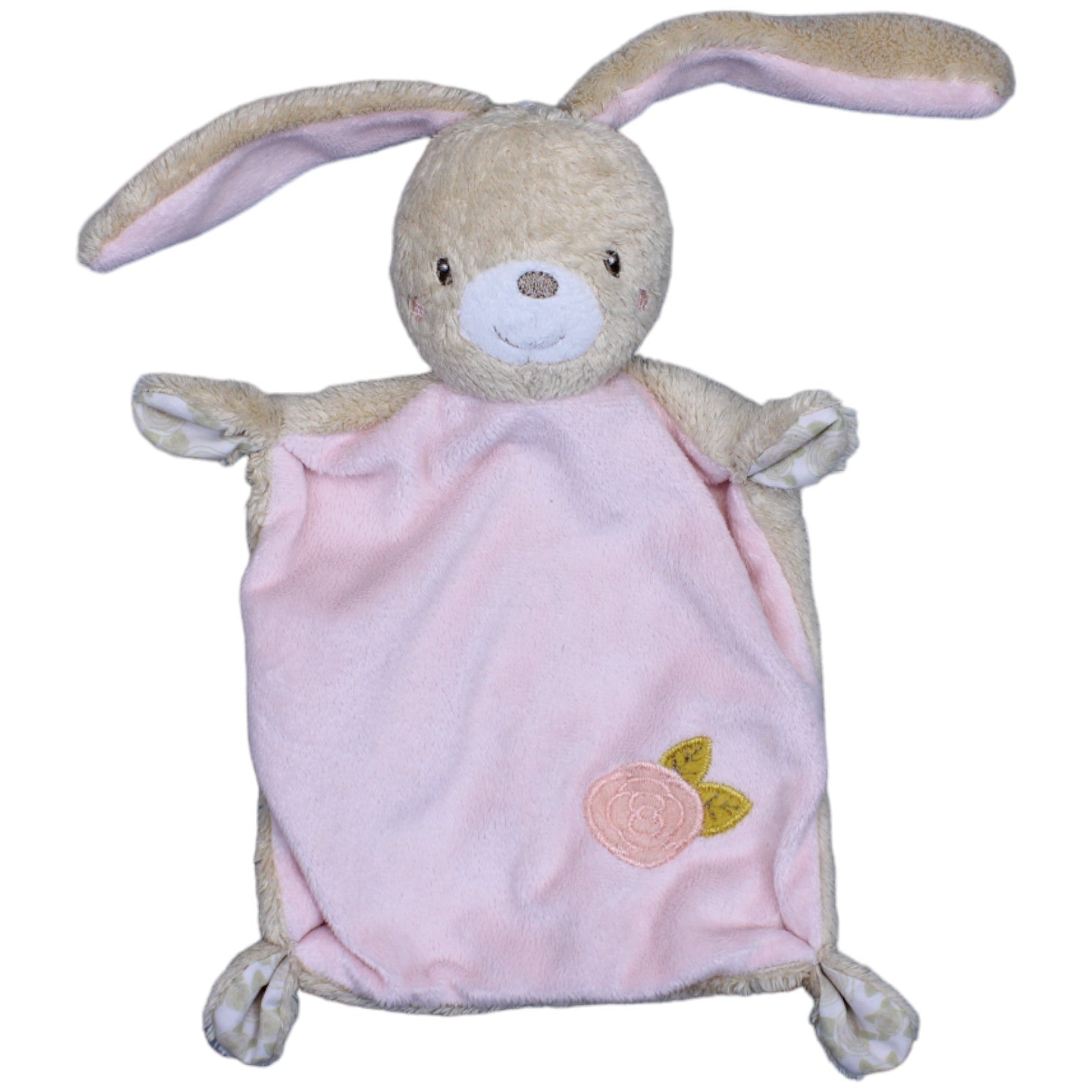 1236168 PUSBLU Schmusetuch für Mädchen, Hase mit Rose Schmusetuch Kumpel Leo dm drogerie markt Gebraucht