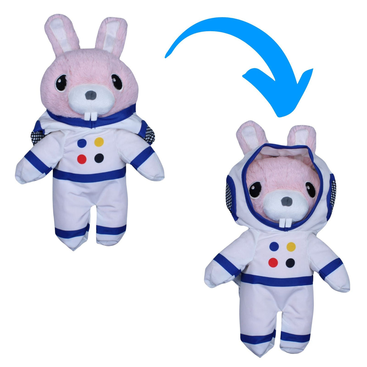 1236189 IKEA Kaninchen im Astronautenanzug, AFTONSPARV Kuscheltier Kumpel Leo Gebraucht Hase Osterhase