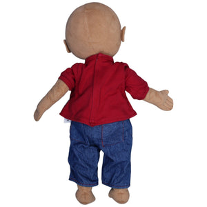 1236192 JAKO - O XL Weichpuppe, Krümel mit 2 Outfits Puppe Kumpel Leo Gebraucht