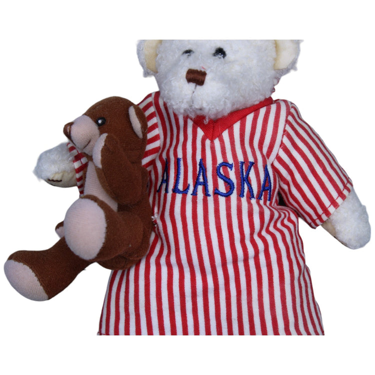 1236196 Arctic Circle Enterprises Eisbär mit Teddybär & Pyjama "ALASKA" Kuscheltier Kumpel Leo Gebraucht