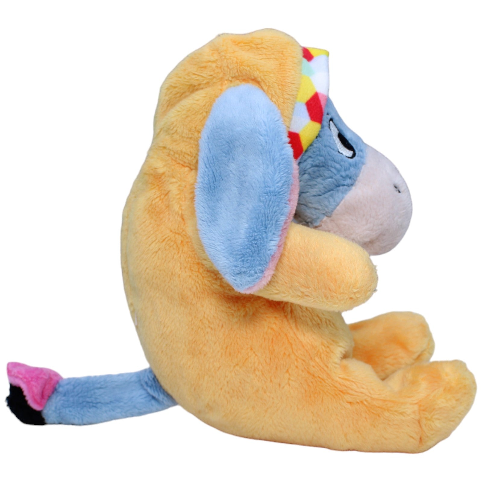 1236202 Nicotoy I - Aah in orangem Strampler aus Disney Winnie Puuh Kuscheltier Kumpel Leo Disney Esel Gebraucht