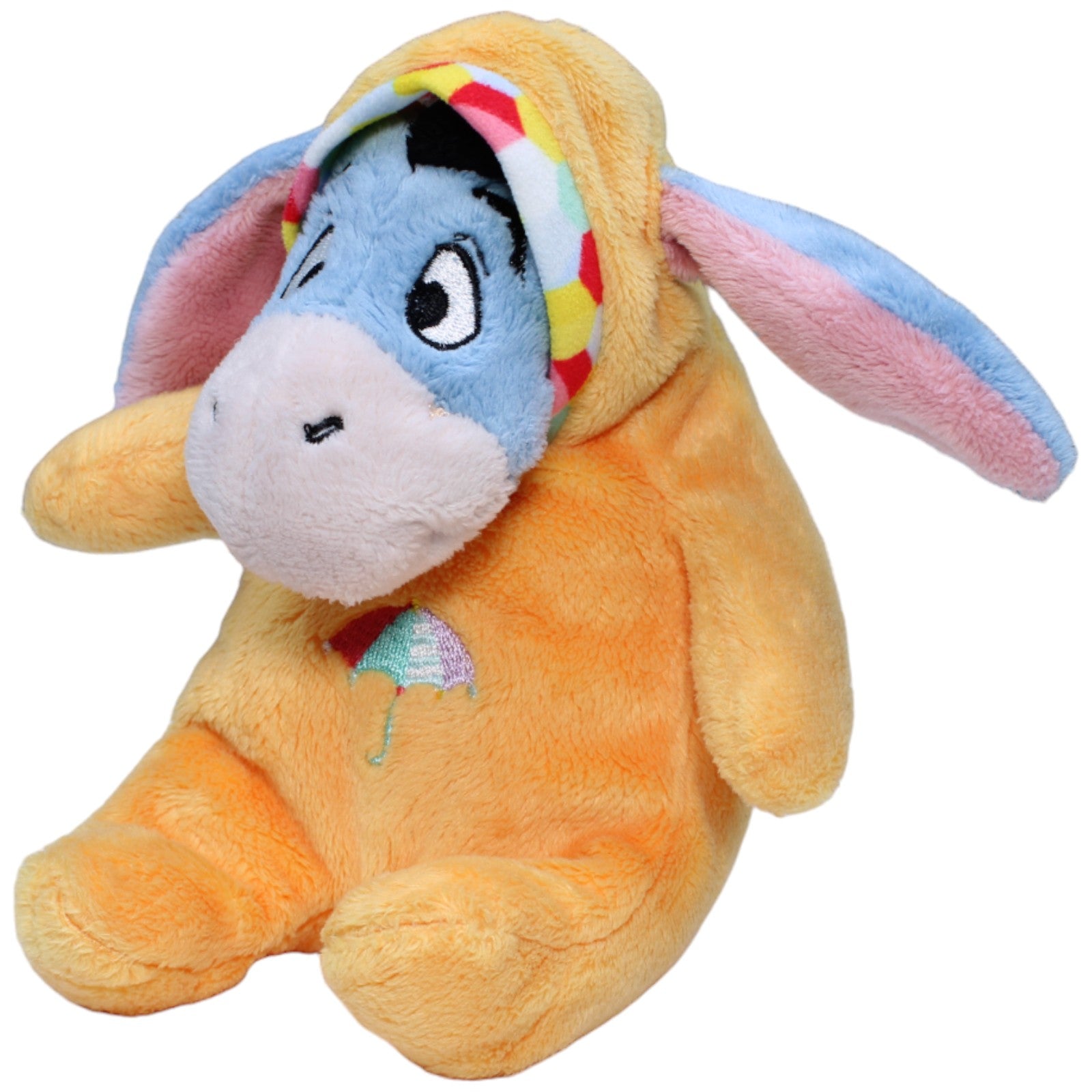 1236202 Nicotoy I - Aah in orangem Strampler aus Disney Winnie Puuh Kuscheltier Kumpel Leo Disney Esel Gebraucht