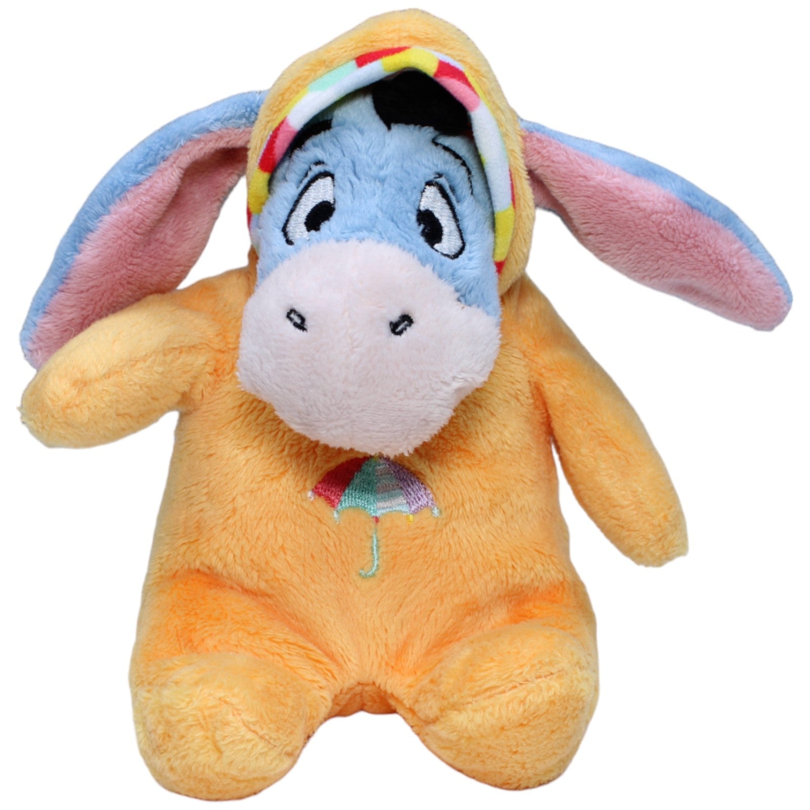 1236202 Nicotoy I - Aah in orangem Strampler aus Disney Winnie Puuh Kuscheltier Kumpel Leo Disney Esel Gebraucht