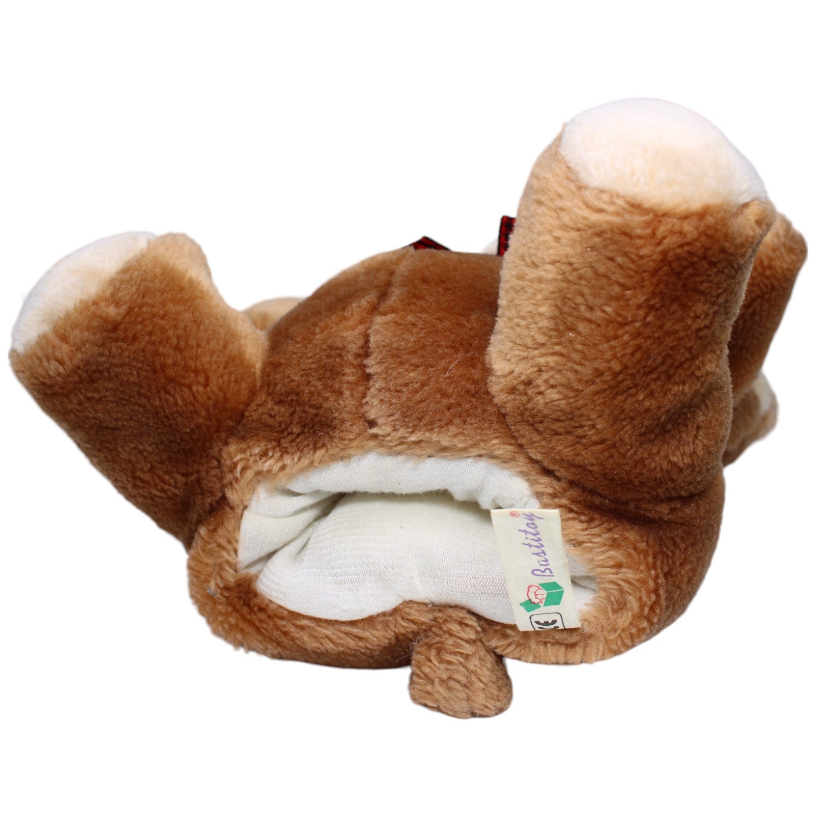 1236227 Bastitoy Handpuppe, Teddybär mit Schleife Handpuppe Kumpel Leo Bär Gebraucht Teddy