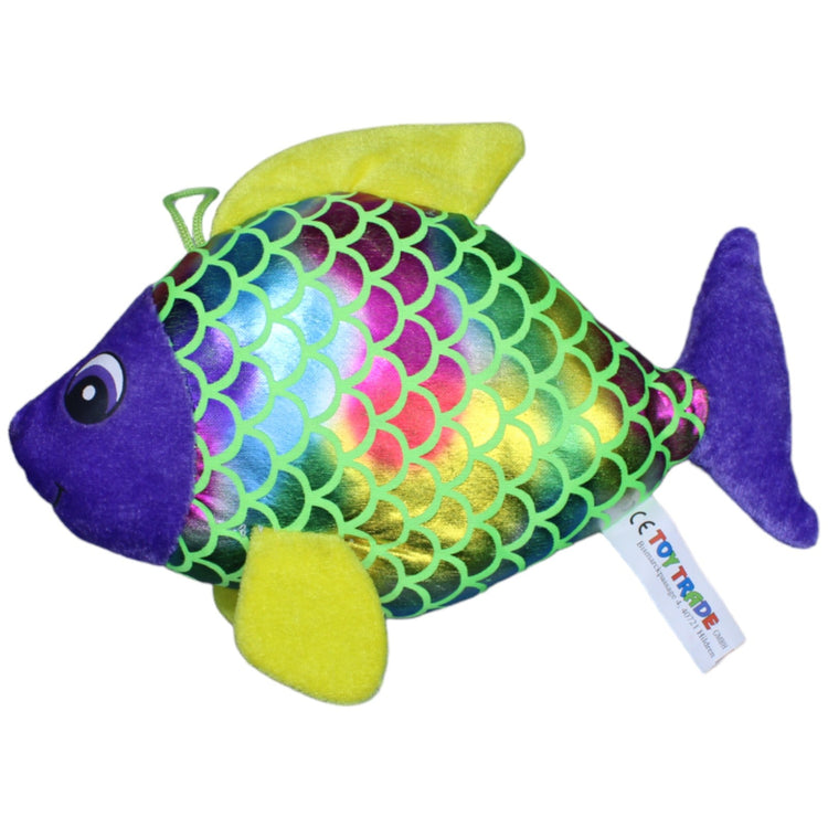 1236245 Toy Trade Fisch mit Regenbogen Muster Kuscheltier Kumpel Leo Gebraucht