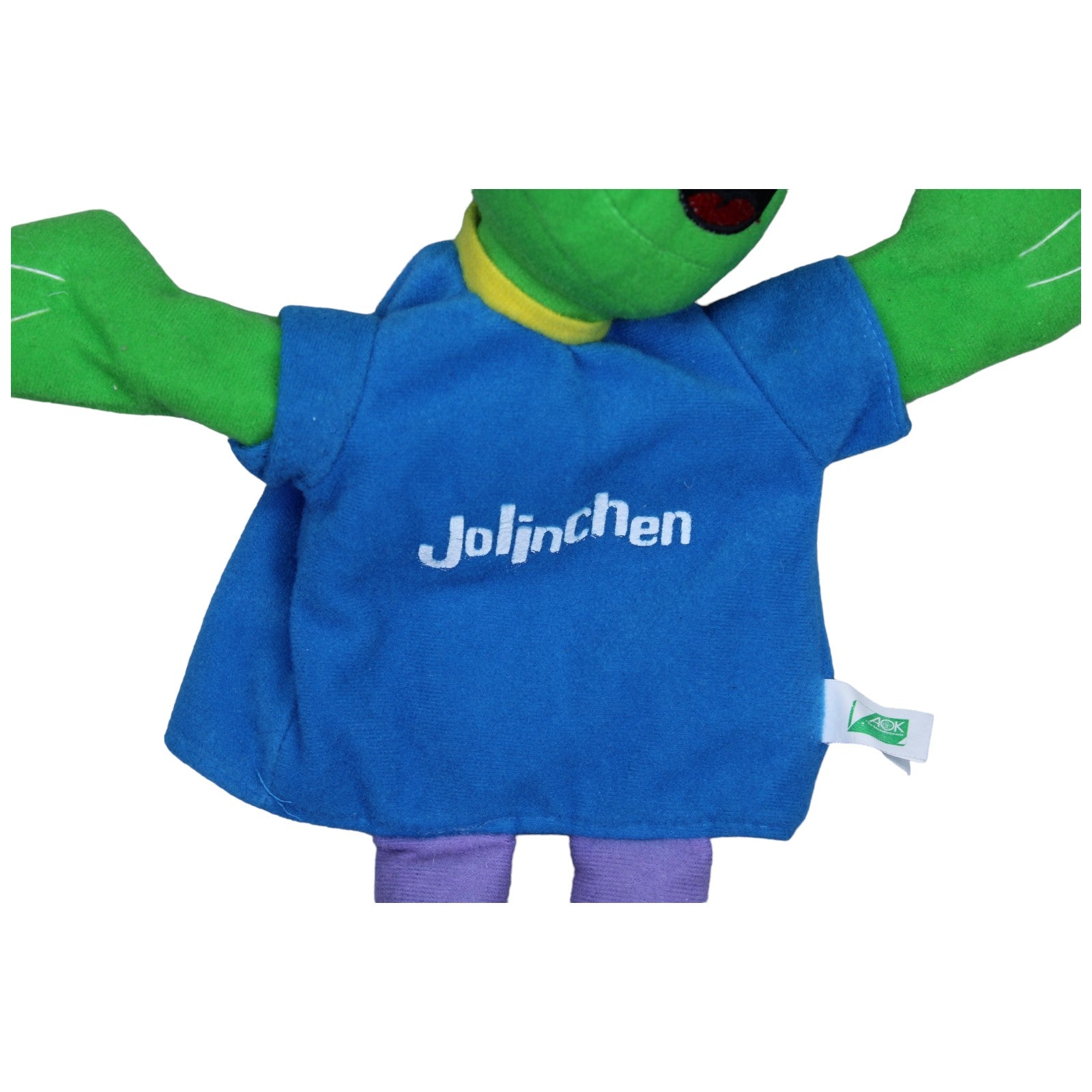 1236270 DKO AOK Handpuppe, Drache Jolinchen Handpuppe Kumpel Leo Gebraucht