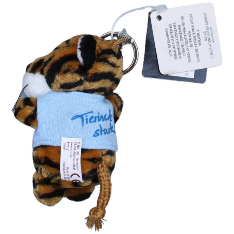 1236287 NICI Wild Schlüsselanhänger Tiger, Karsten Fluhr Immobilien Schlüsselanhänger Kumpel Leo neu Vintage