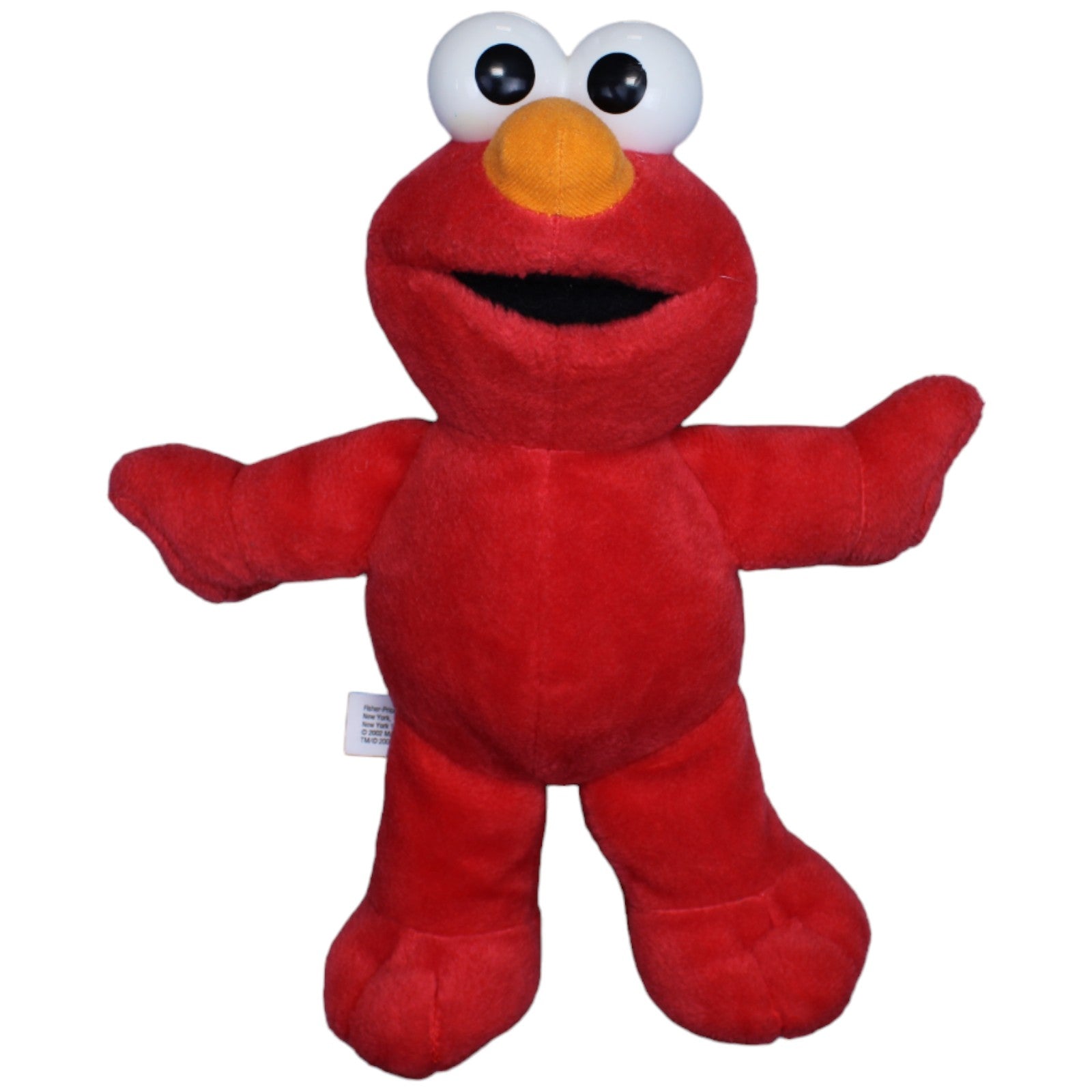 1236292 Fisher - Price Vintage Elmo aus der Sesamstraße Plüschfigur Kumpel Leo Gebraucht