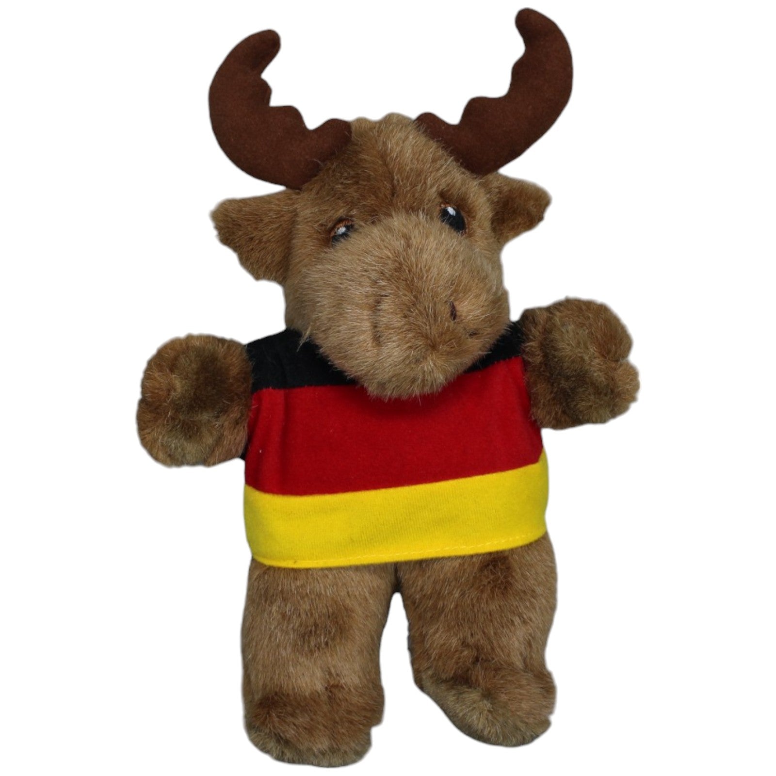 1236295 IKEA Elch, DRAGBY mit Deutschland Shirt Kuscheltier Kumpel Leo Gebraucht